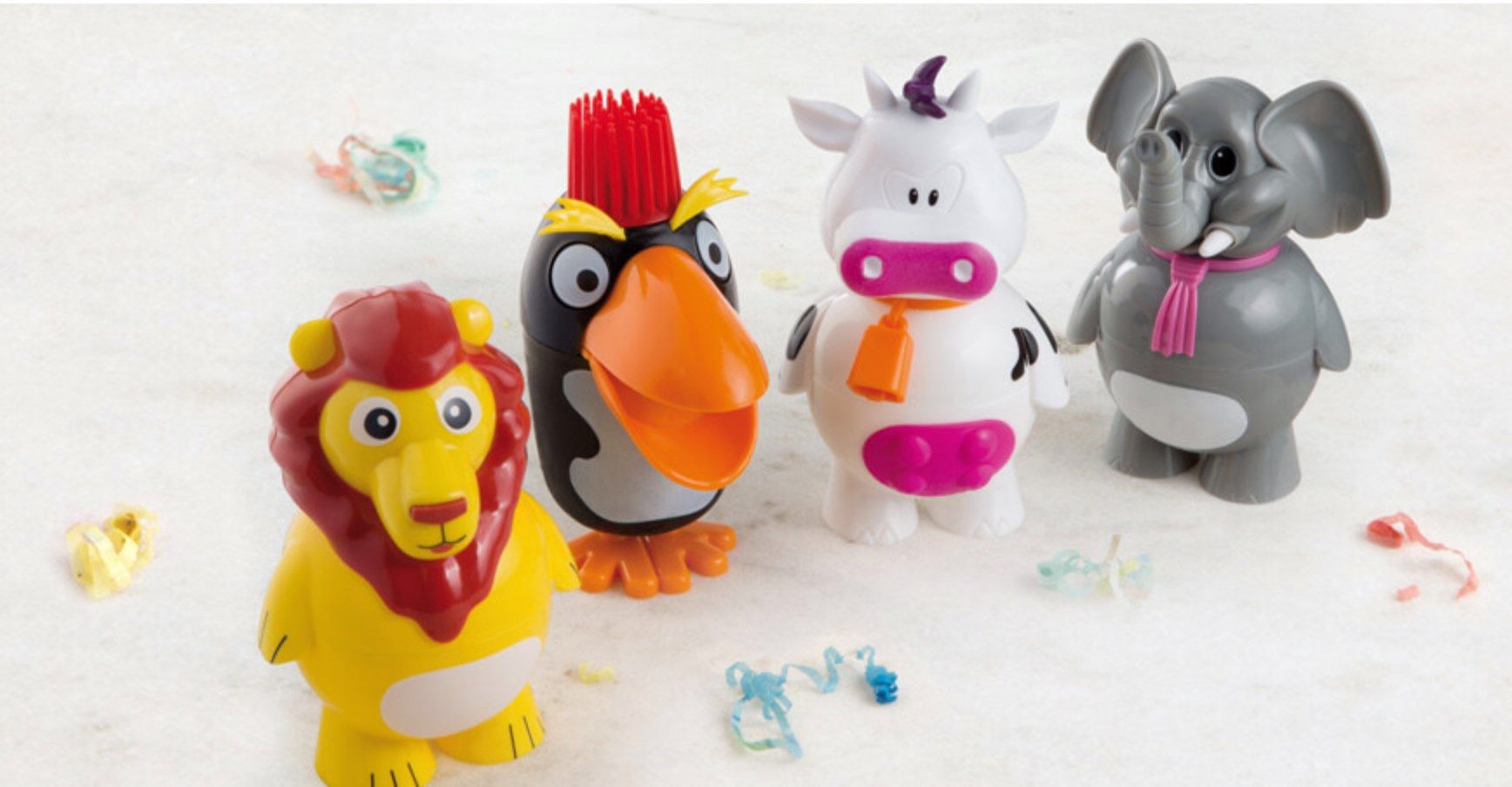 En Punky amb altres gelats amb formes d'animals de La Menorquina