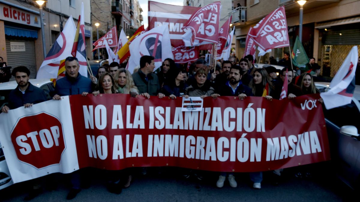 Manifestació de Vox a Bonavista