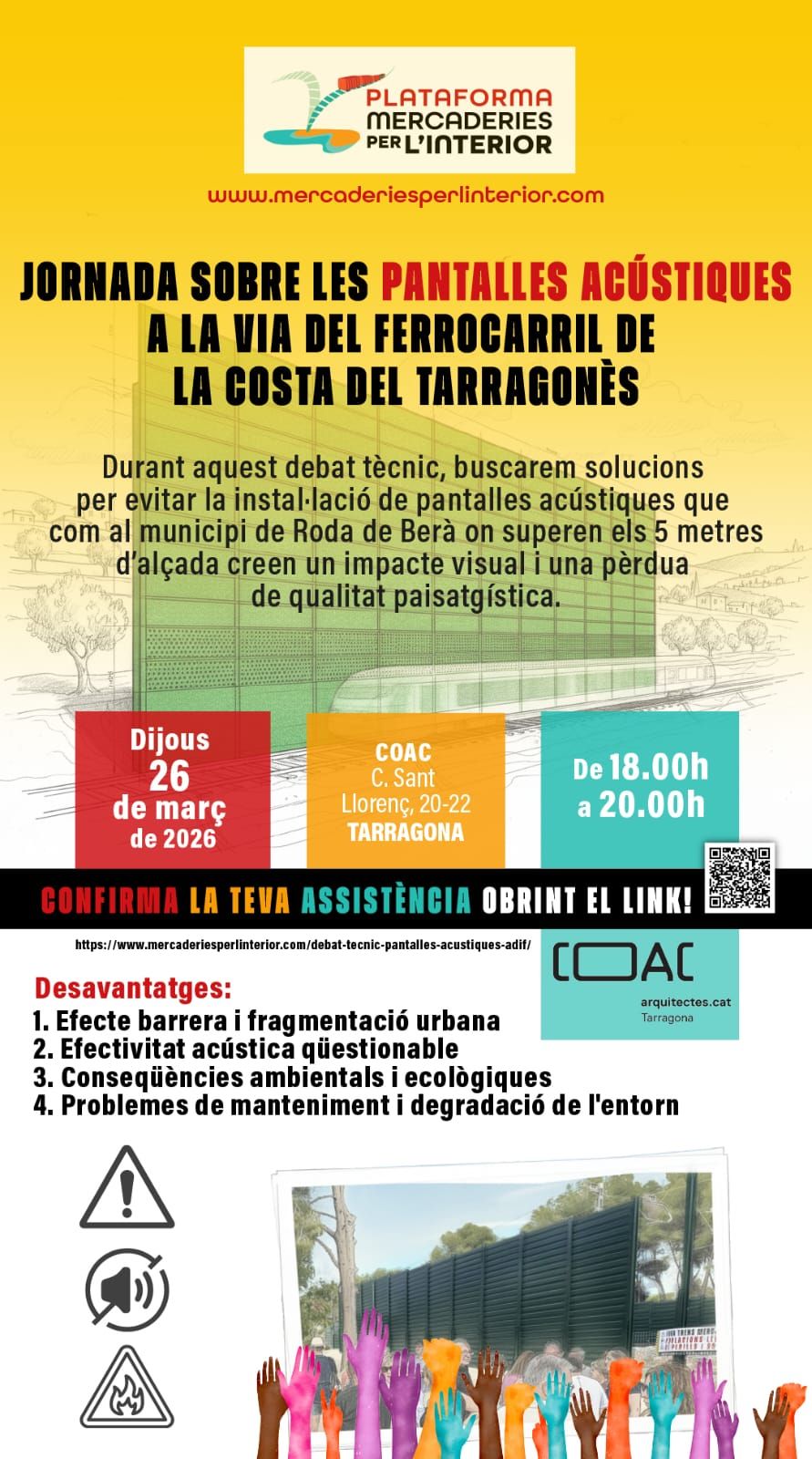 jornada pantalles acustiques Tarragona