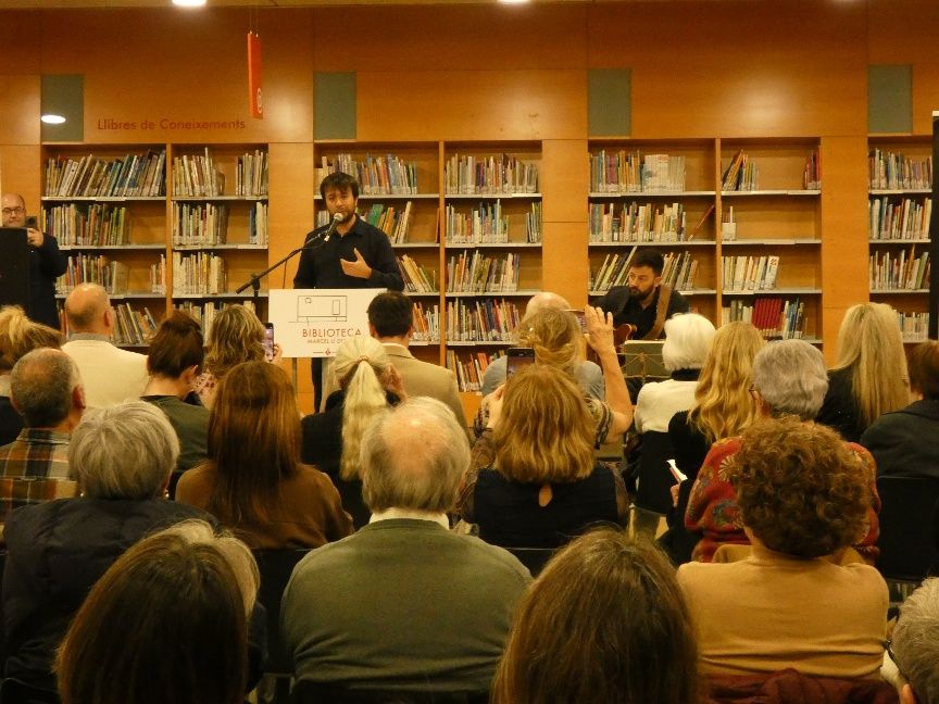 La Biblioteca Marcel·lí Domingo celebra el Dia Mundial de la Poesia homenatjant Manuel Pérez Bonfill 2