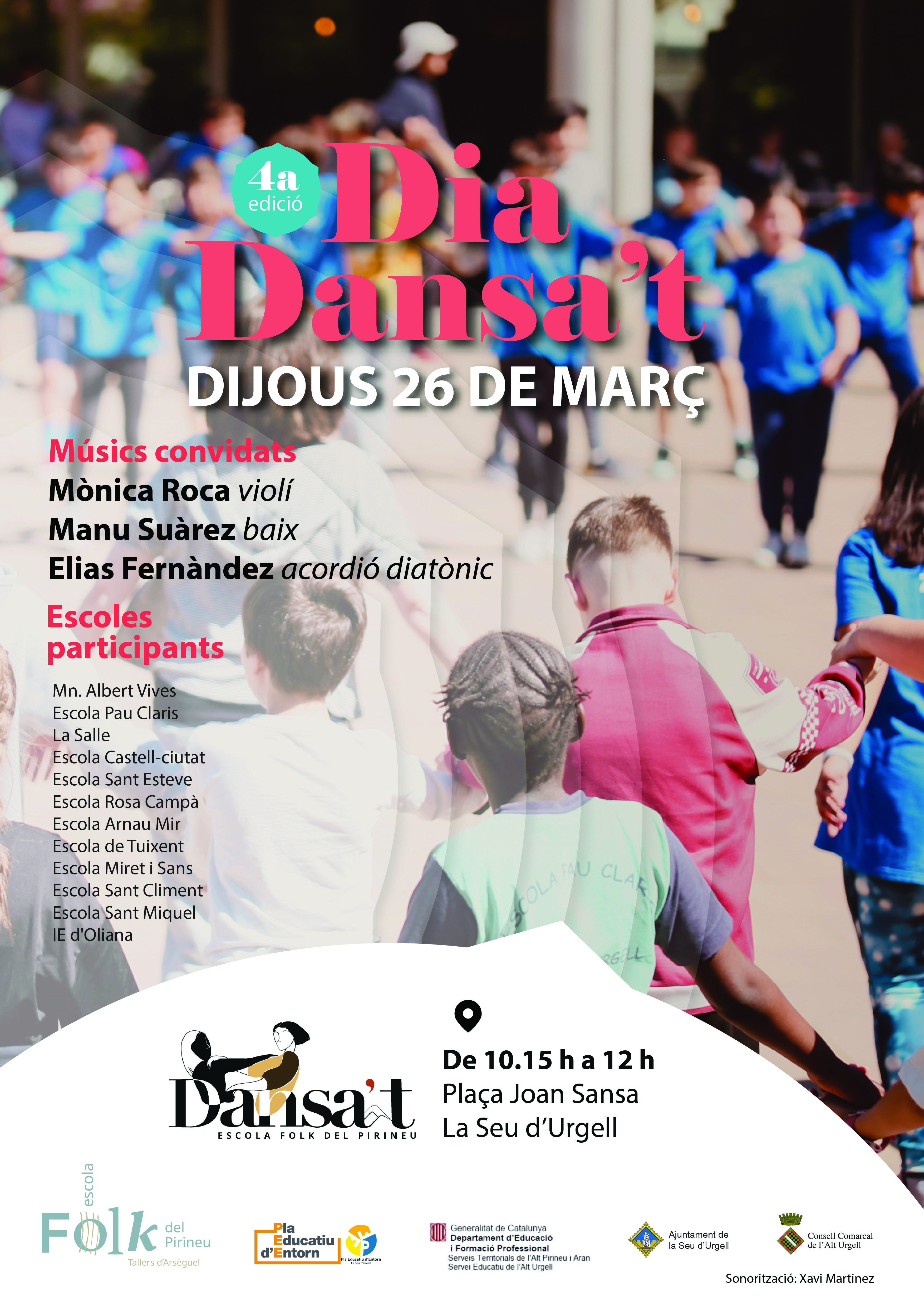 Cartell del projecte Dansa’t de la Seu d'Urgell i el Pirineu