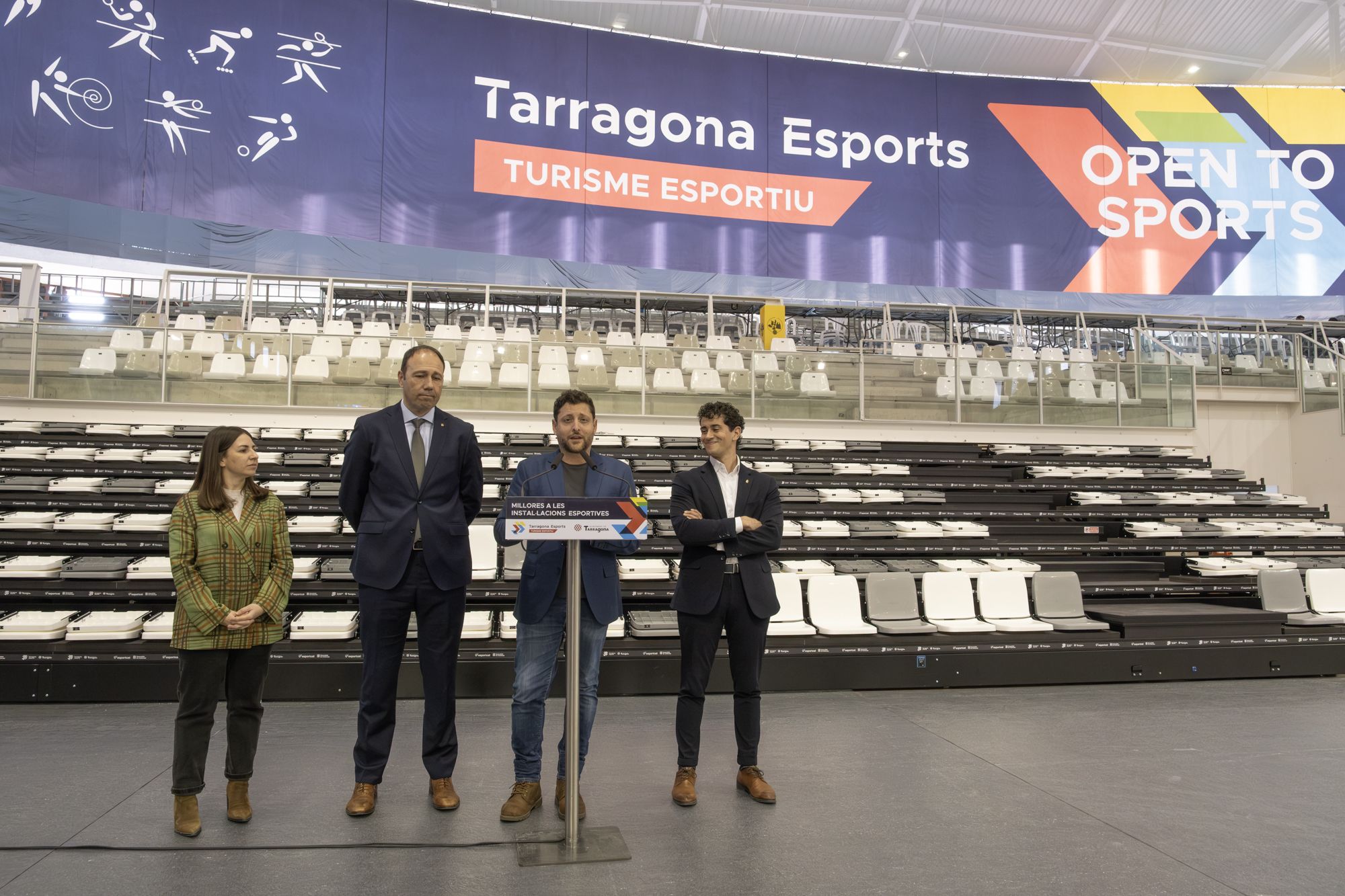 El Palau d'Esports de Tarragona ja pot acollir 4.200 espectadors | FOTO: Joan Carles Borrachero