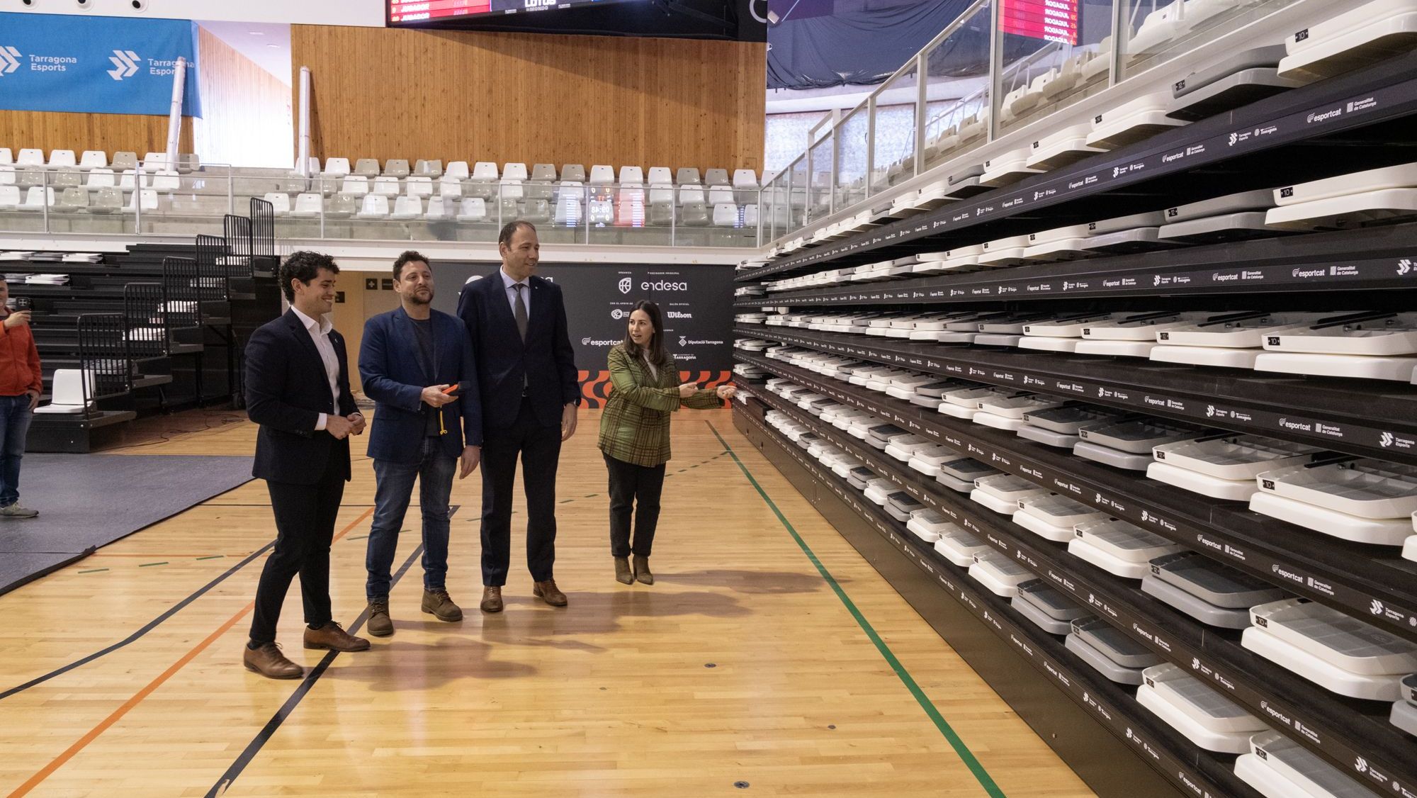 El Palau d'Esports de Tarragona ja pot acollir 4.200 espectadors 2