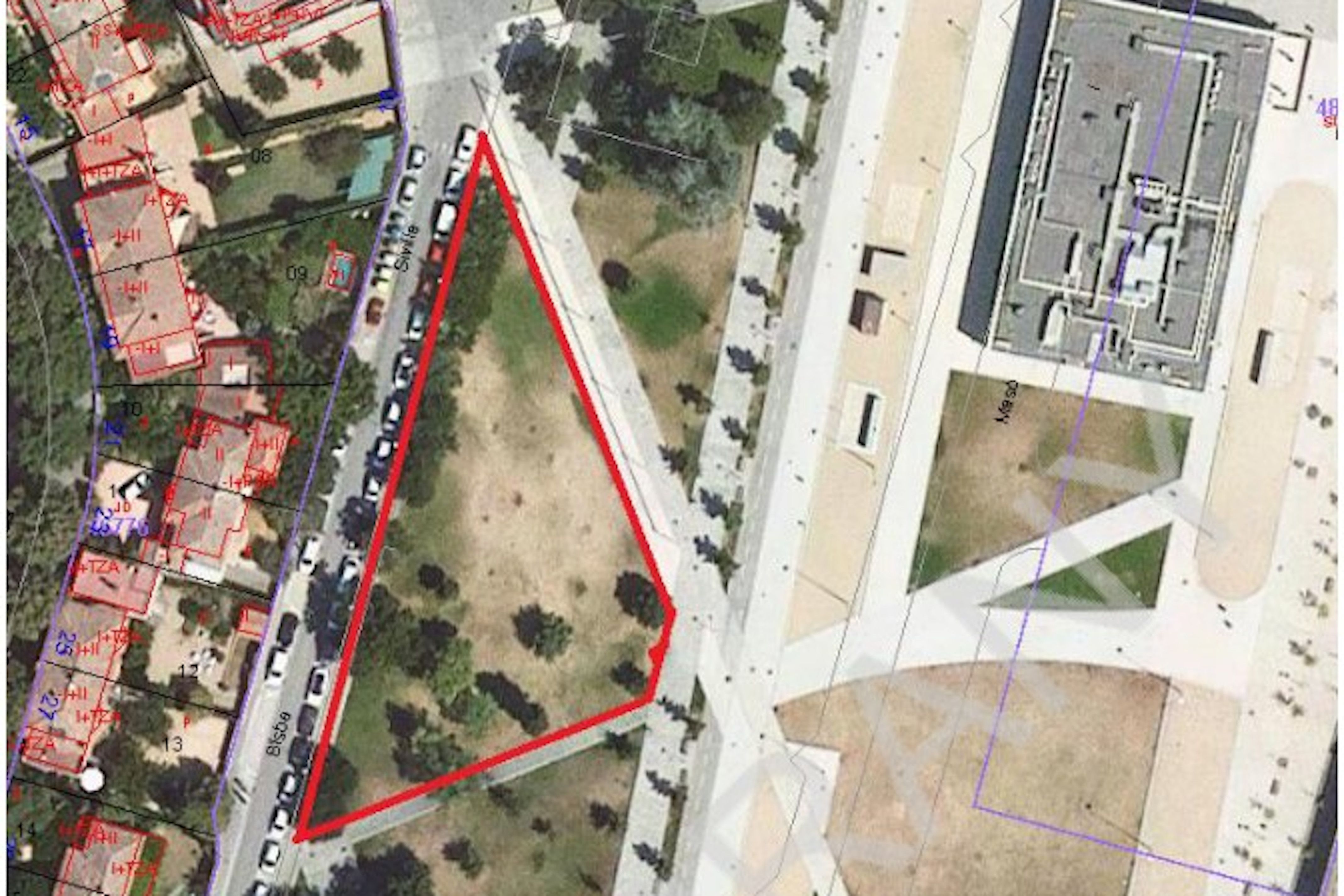 Espai previst tancat gossos que projecta l'ajuntament de Girona