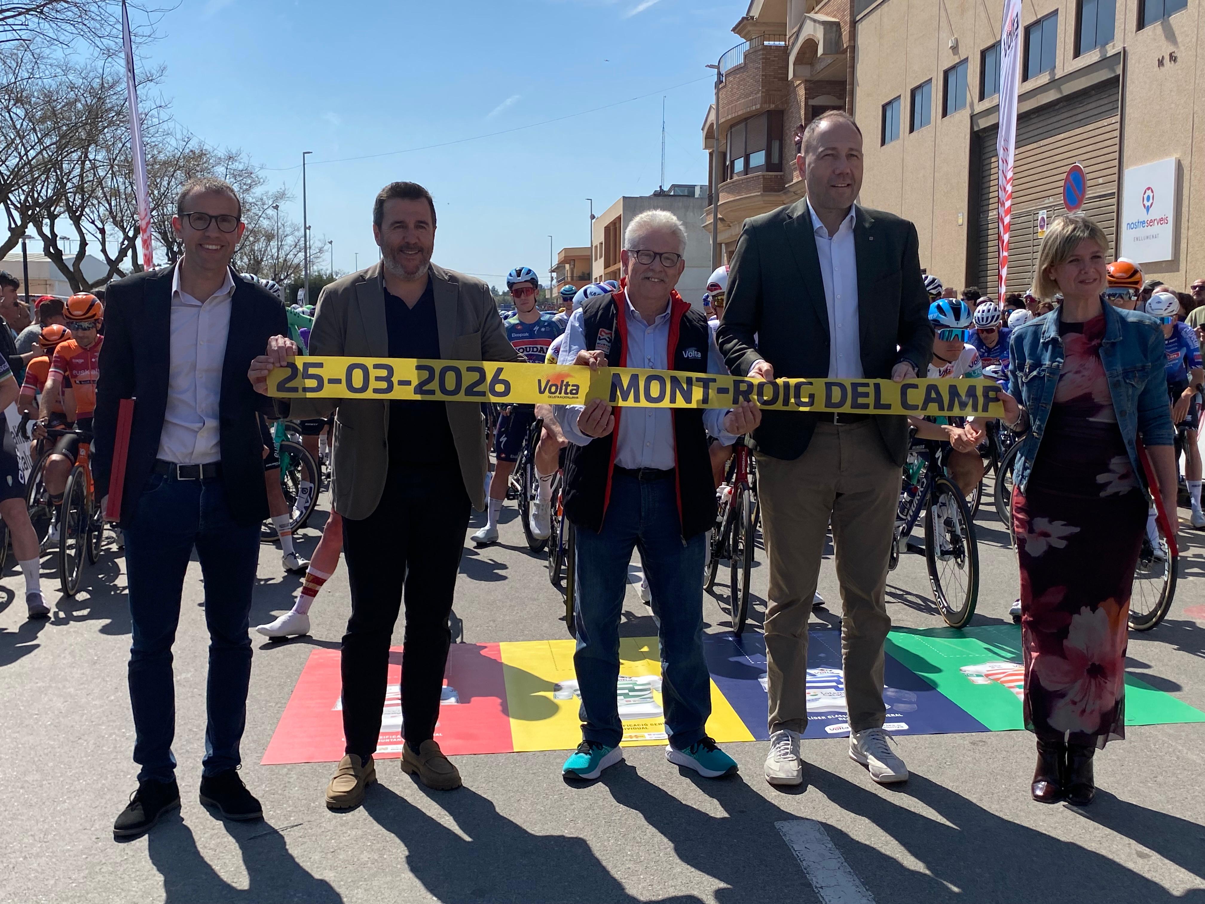 Mont roig del Camp fa història amb la sortida de la Volta a Catalunya 1