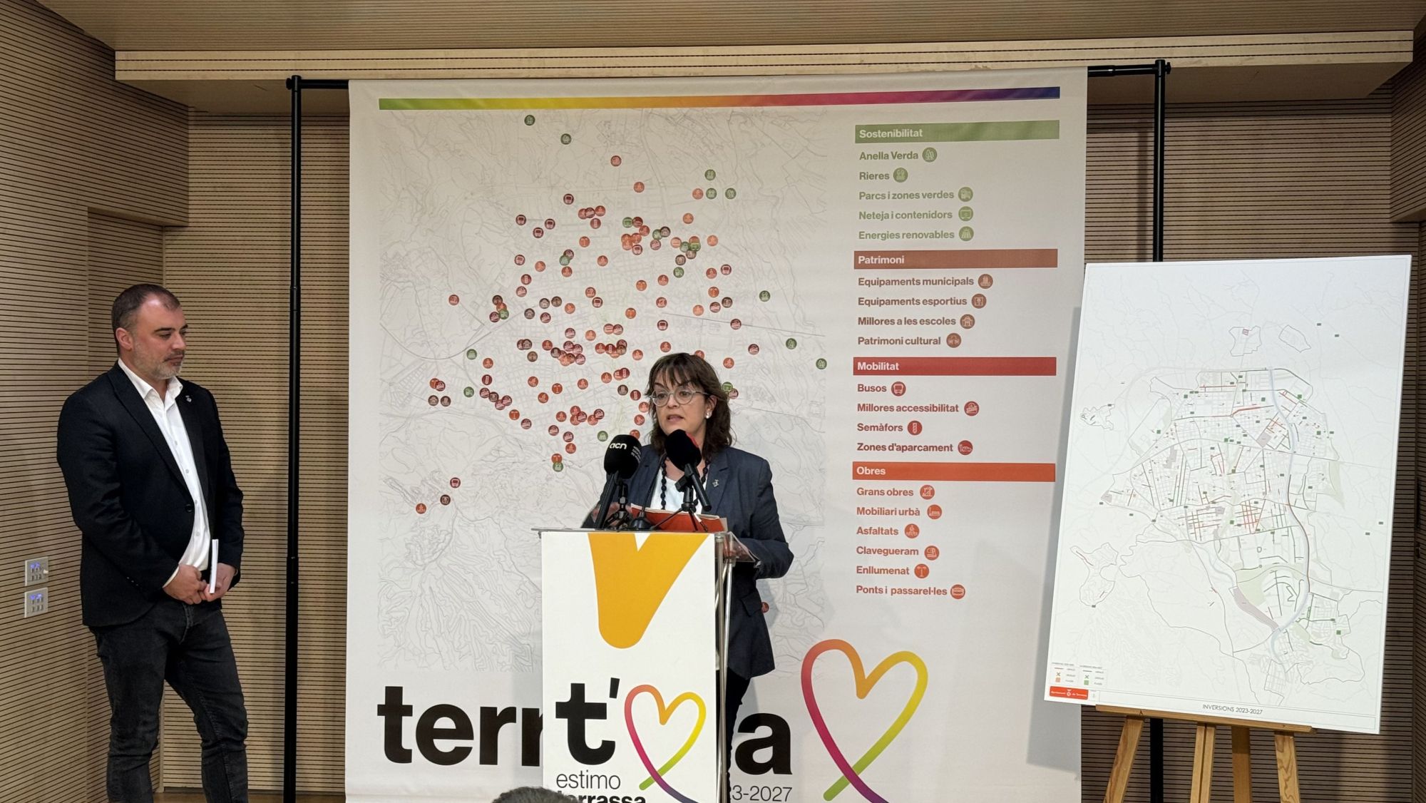 Presentació dels treballs de millora a l'espai públic de Terrassa 2