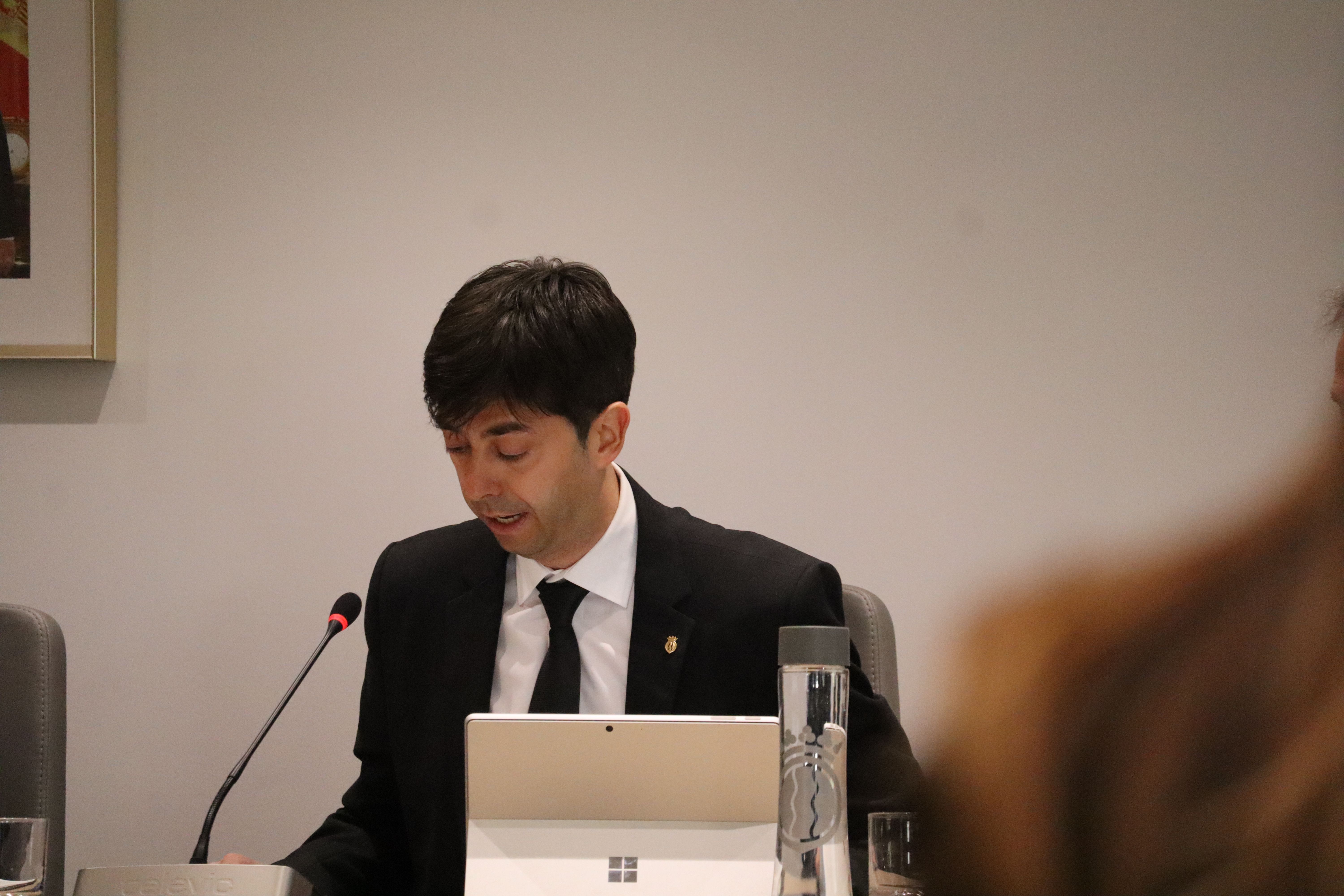 El cònsol major d'Andorra la Vella, Sergi González | FOTO: D.M. (ANA) El cònsol major d'Andorra la Vella, Sergi González | FOTO: D.M. (ANA)