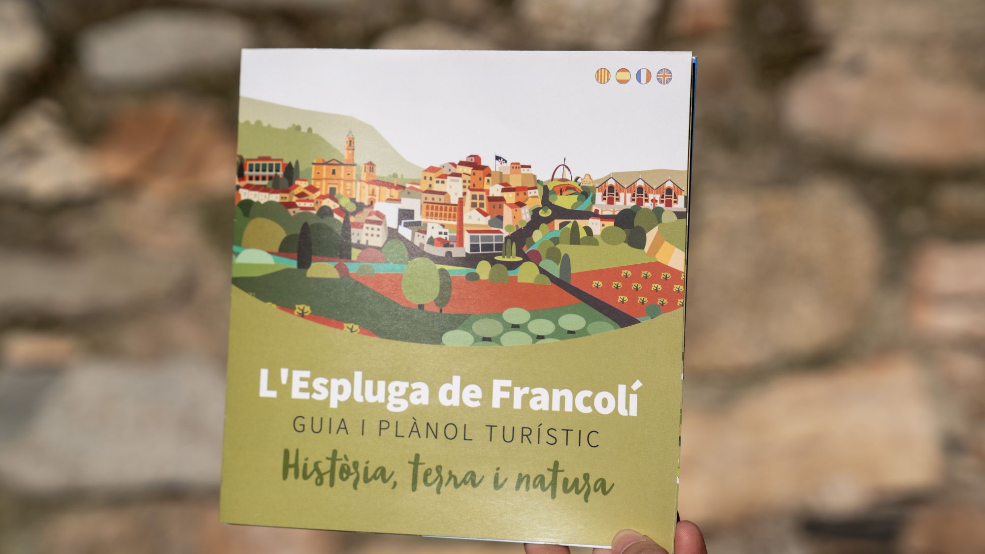 L’Espluga estrena un nou mapa turístic per Setmana Santa per potenciar la seva marca turística 2