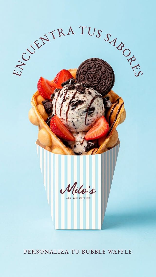 Bubble Waffle de Milos