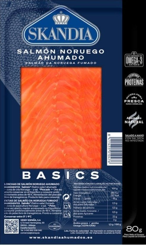 Salmú fumat de la marca Skandia retirat per presència de listèria