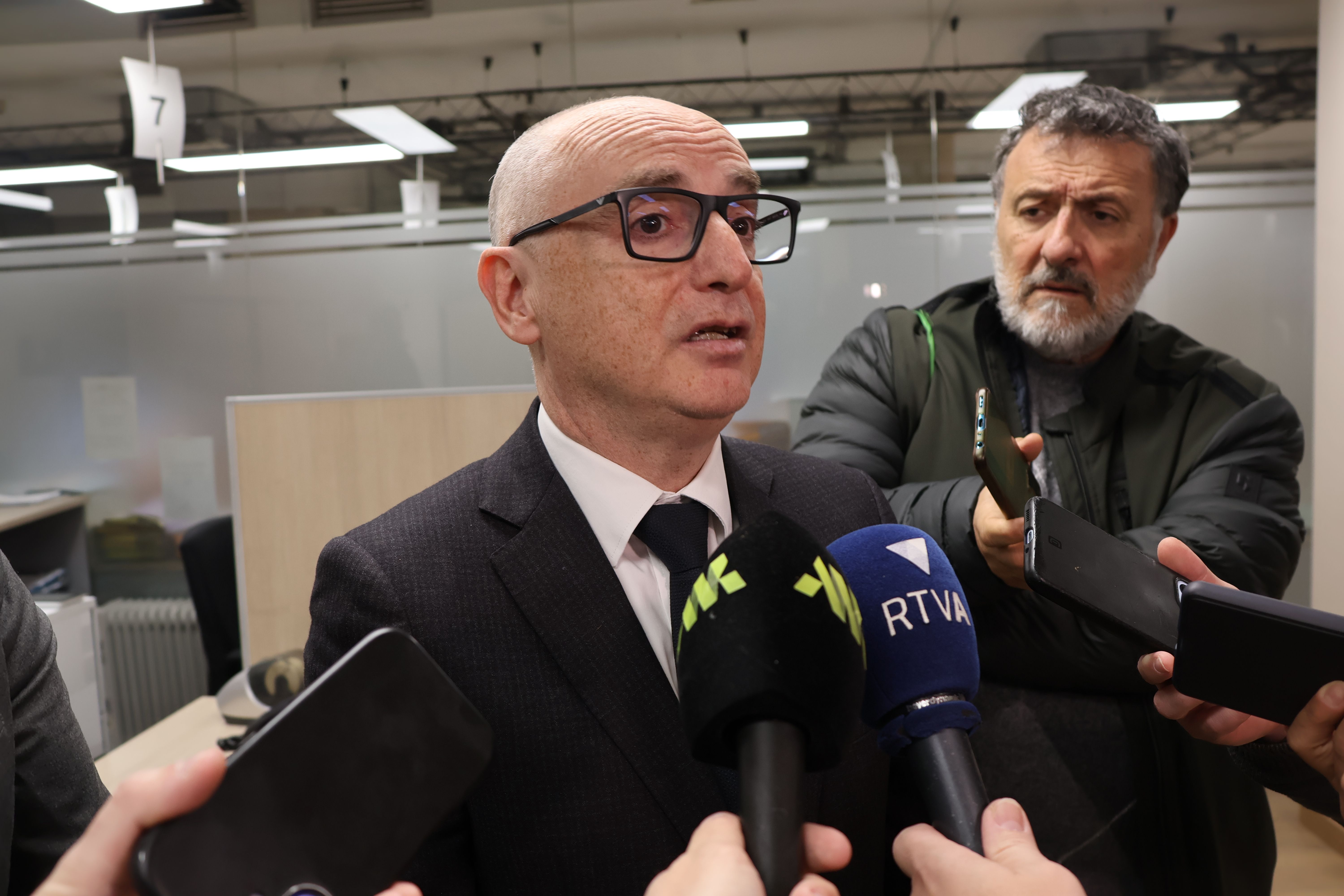 El ministre de Finances, Ramon Lladós, en resposta als mitjans de comunicació | FOTO: I.M. (ANA)