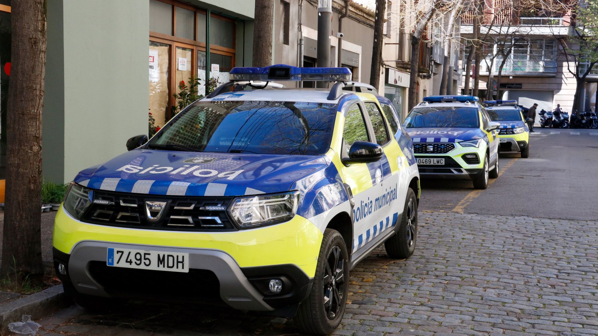 Un vehicle logotipat de la Policia Municipal de Girona (2)
