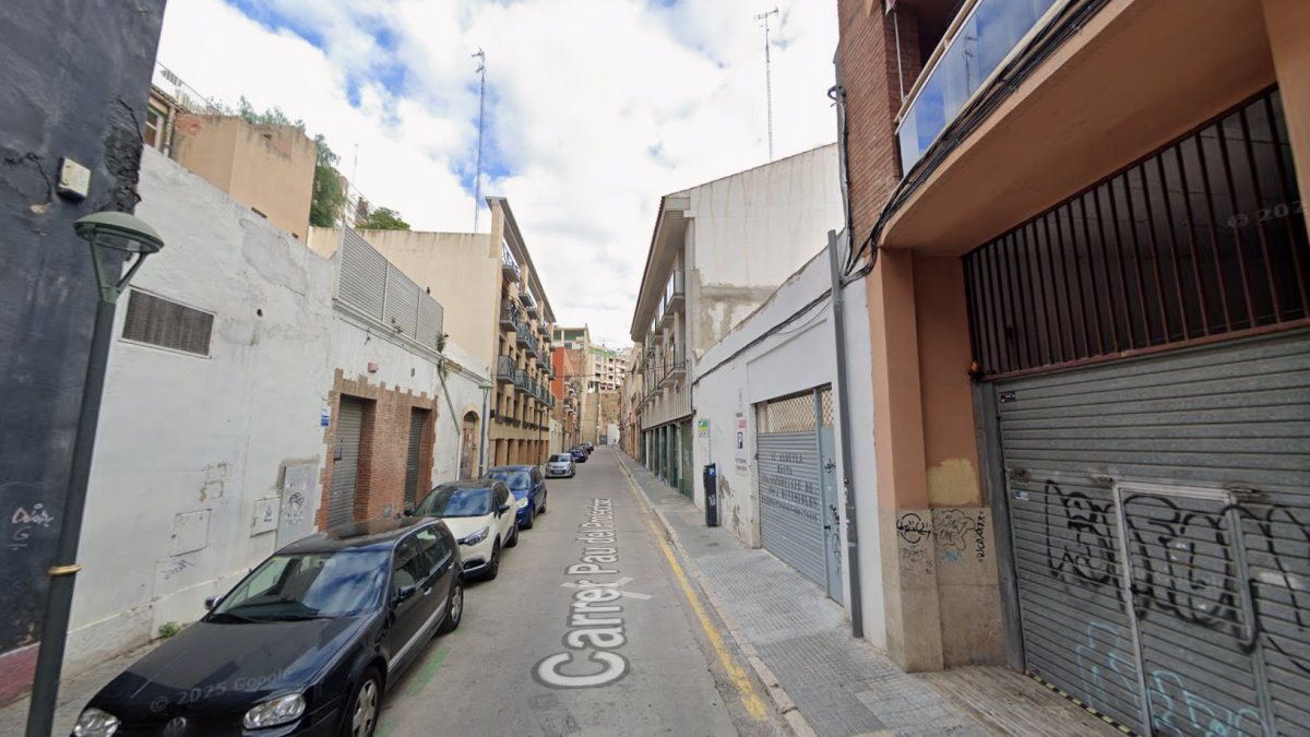 Carrer Pau del Protectorat, on s'ubicarà el nou hotel de la Part Baixa de Tarragona