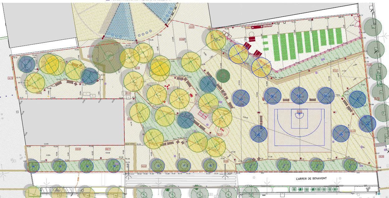 Barcelona aprova la remodelació dels Jardins de Bacardí i l’entorn del carrer Felipe de Paz 1