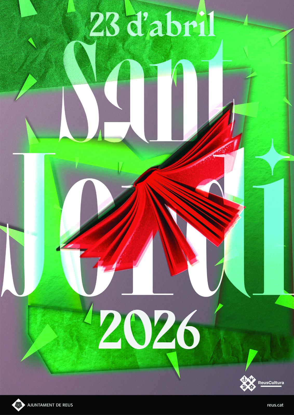 Cartell de Sant Jordi 2026 a Reus