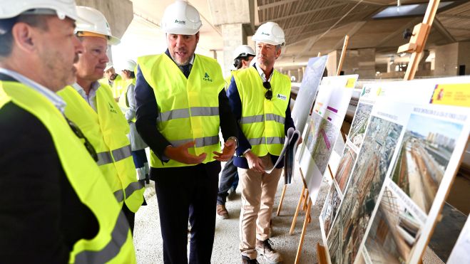 Puente obres estació La Sagrera