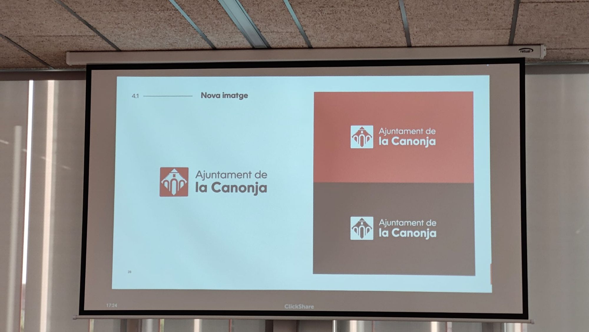 Nova imatge corporative de l'Ajuntament de la Canonja