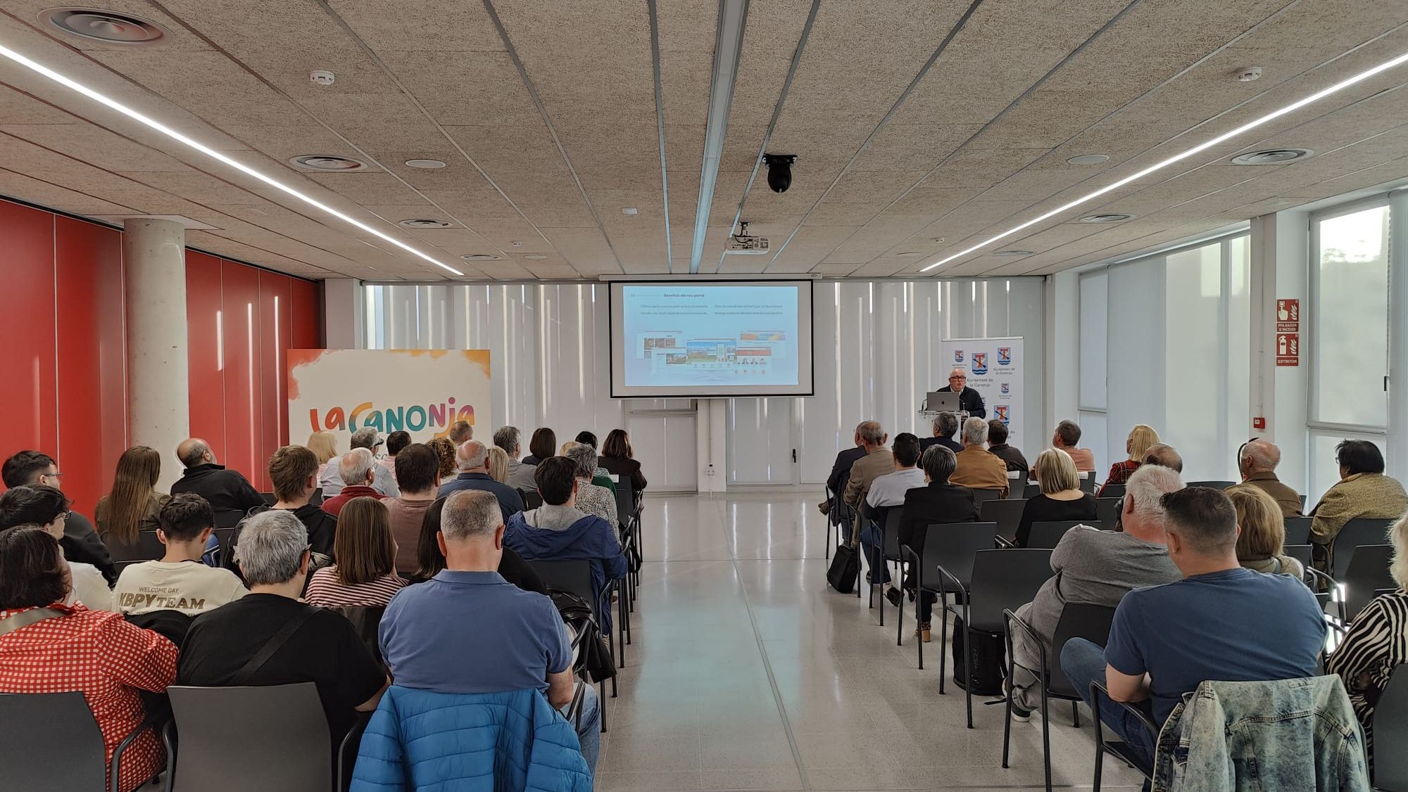 Presentació de la nova pàgina web de la Canonja