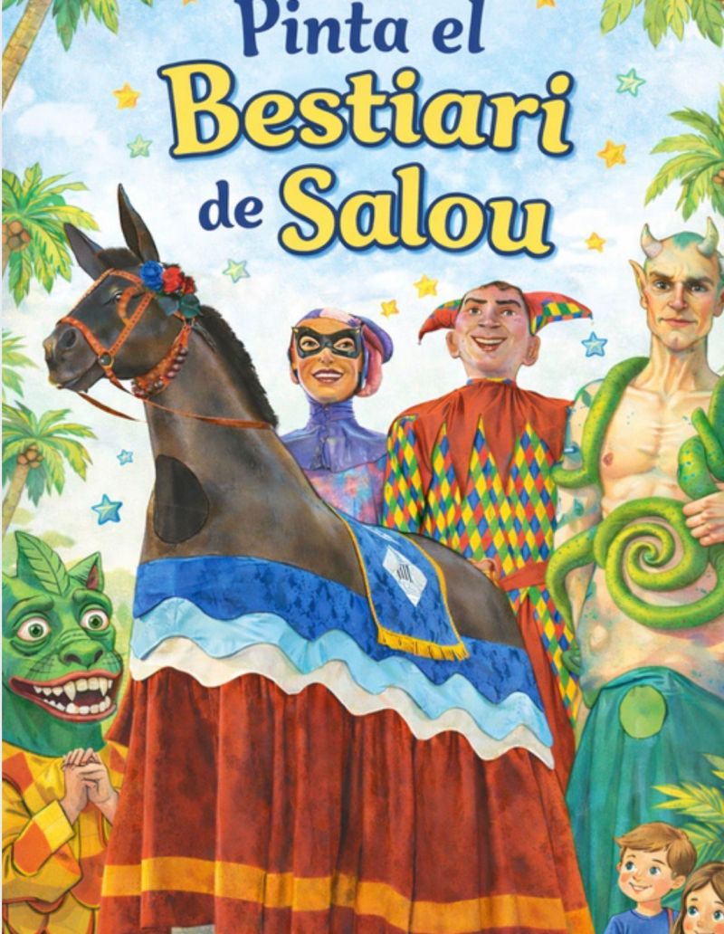 Portada del llibre 'Pinta el Bestiari de Salou'