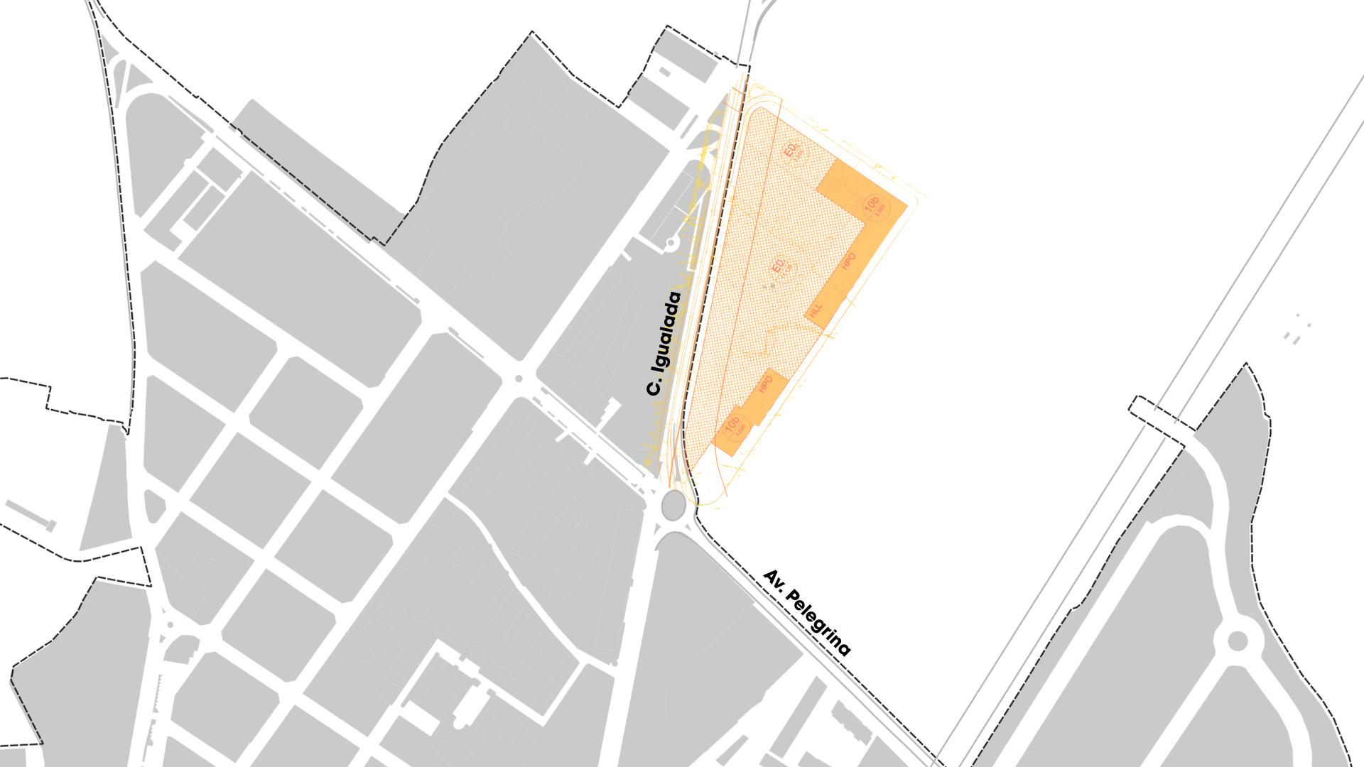 Ubicació del futur campus universitari de la URV a Vilafranca del Penedès