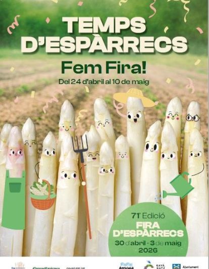 Cartell del Temps d'Espàrrecs de Gavà