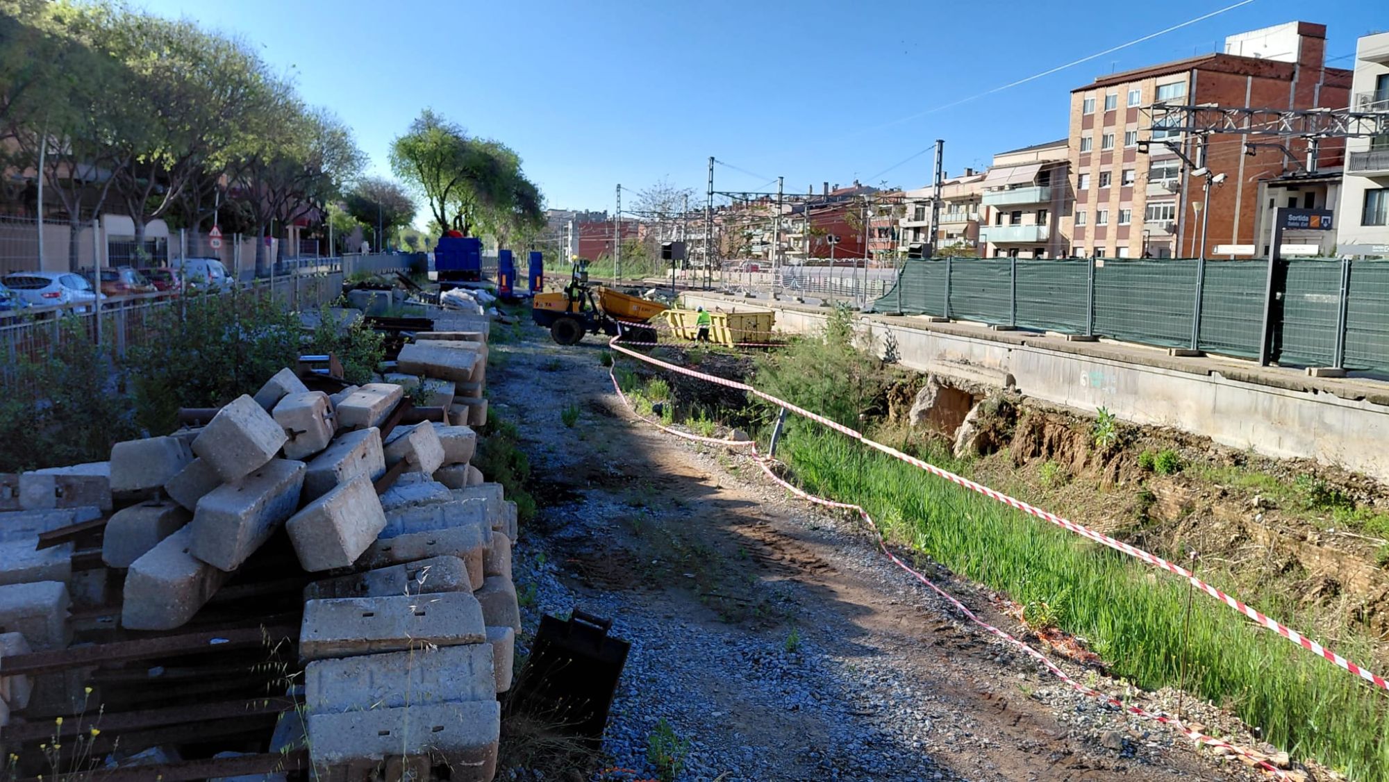 Renfe inicia una nova fase d’obres per millorar l’accessibilitat a l’estació de Molins de Rei 1