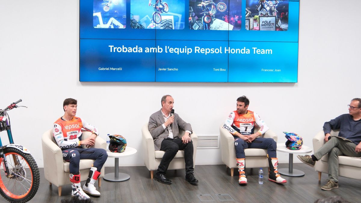 Trobada amb l'equip Repsol Honda Team a Tarragona