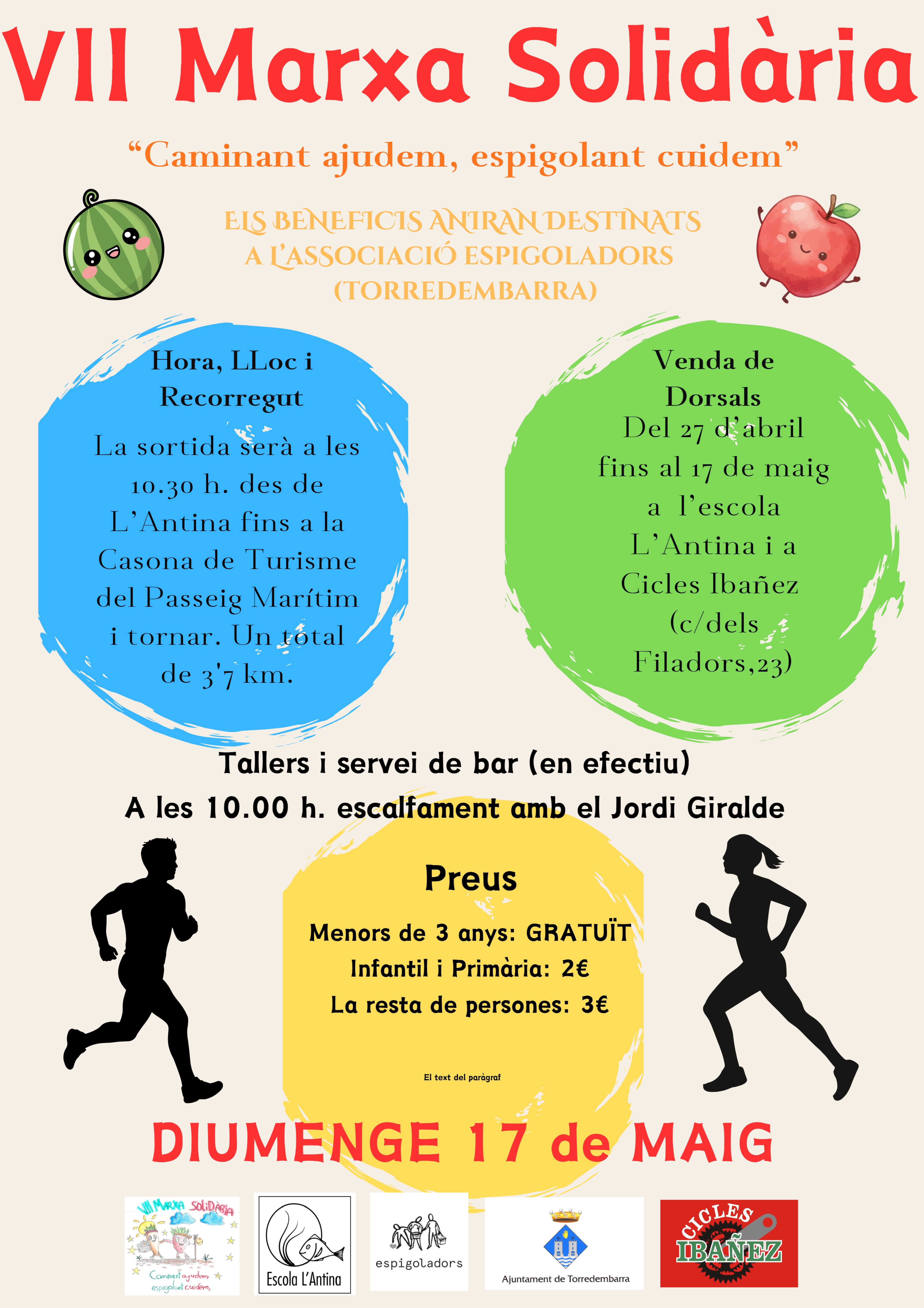 VII Marxa Solidària de l'Escola Antina de Torredembarra