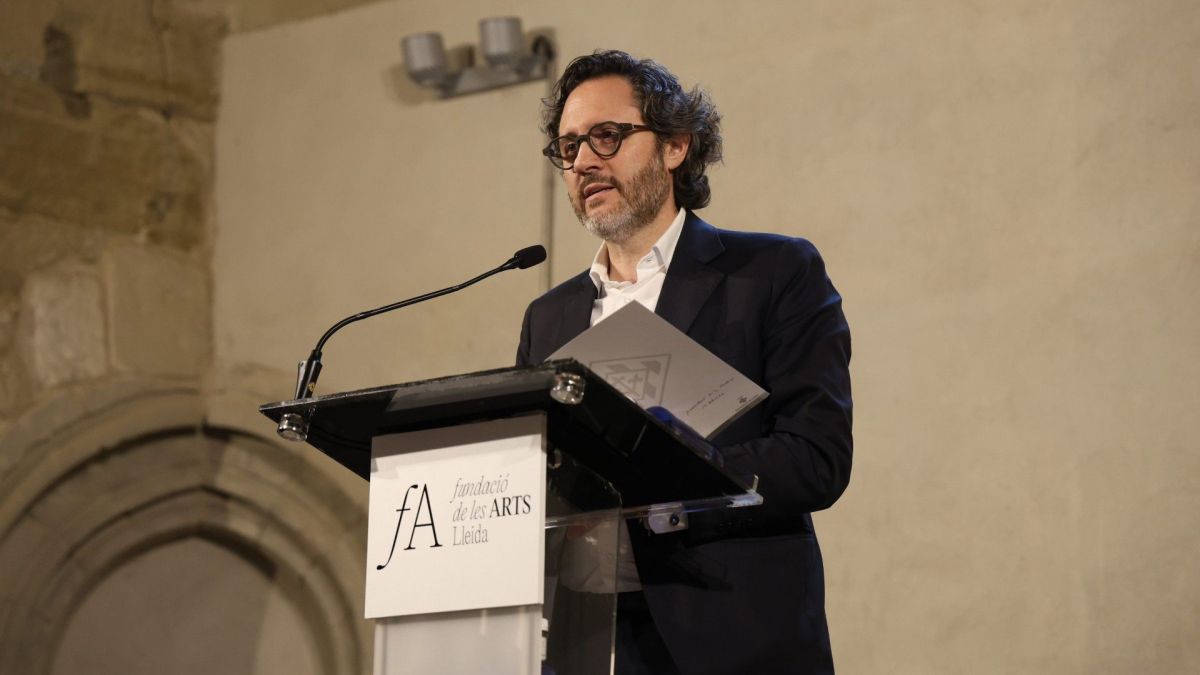 El director tècnic de la Fundació de les Arts de Lleida, Xavier Miranda
