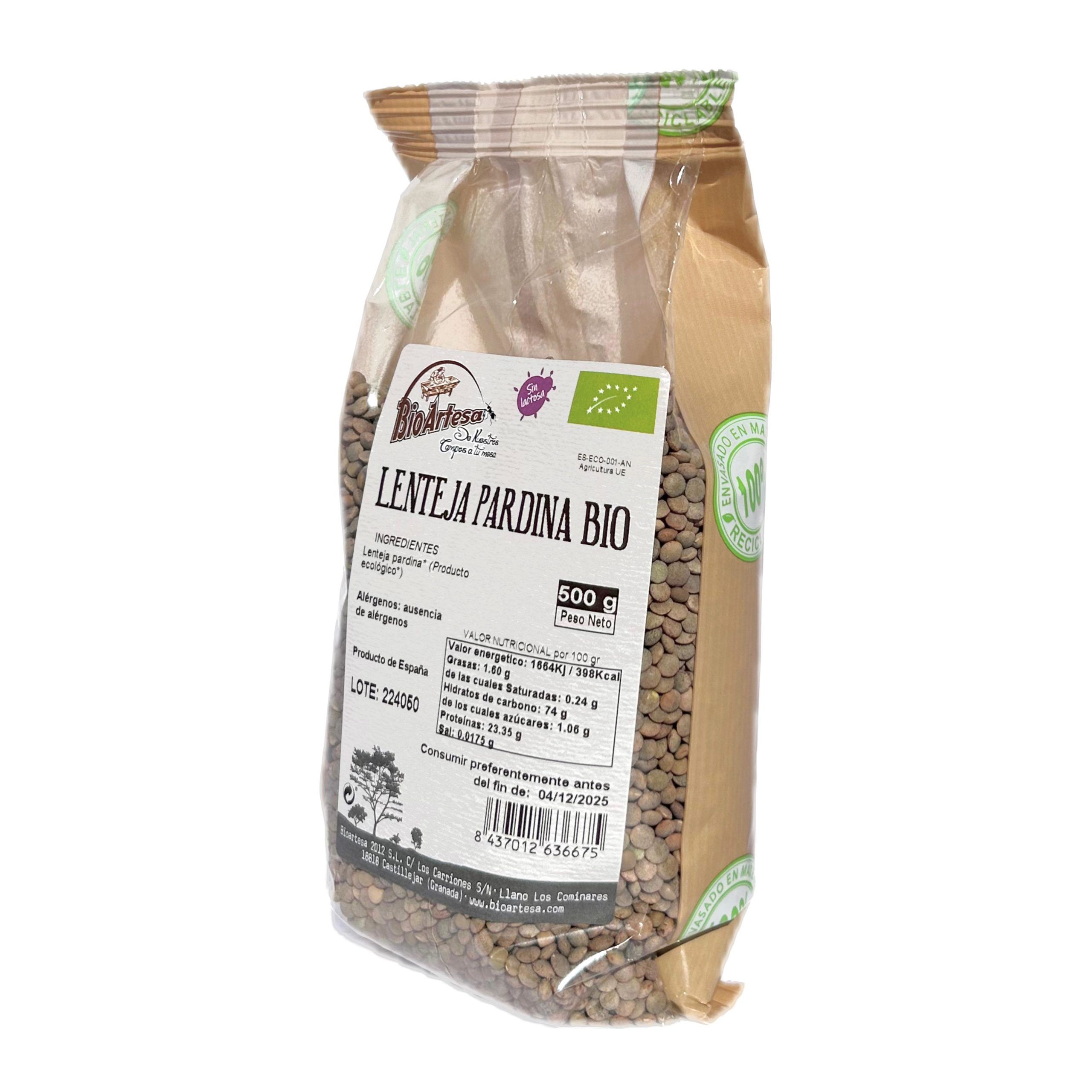 Lenteja Pardina Bio