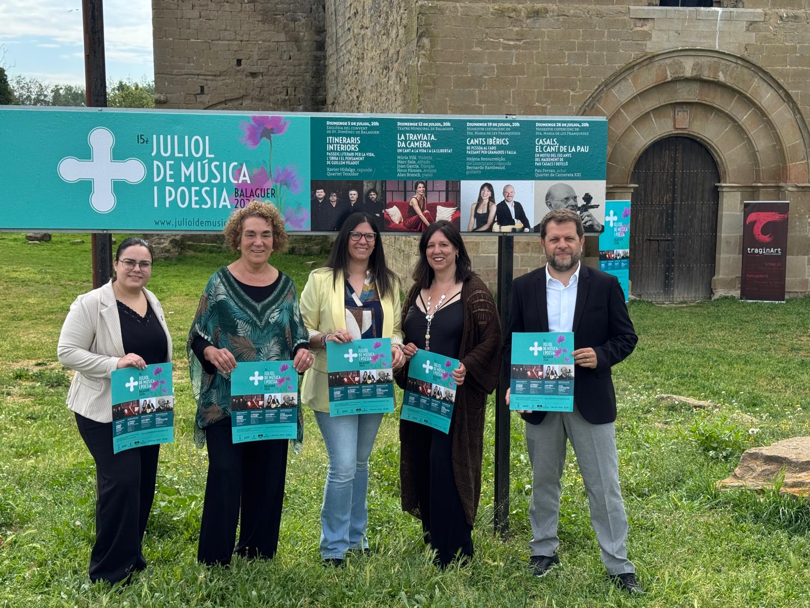 Balaguer celebra els 15 anys del Juliol de Música i Poesia amb una edició especial 2