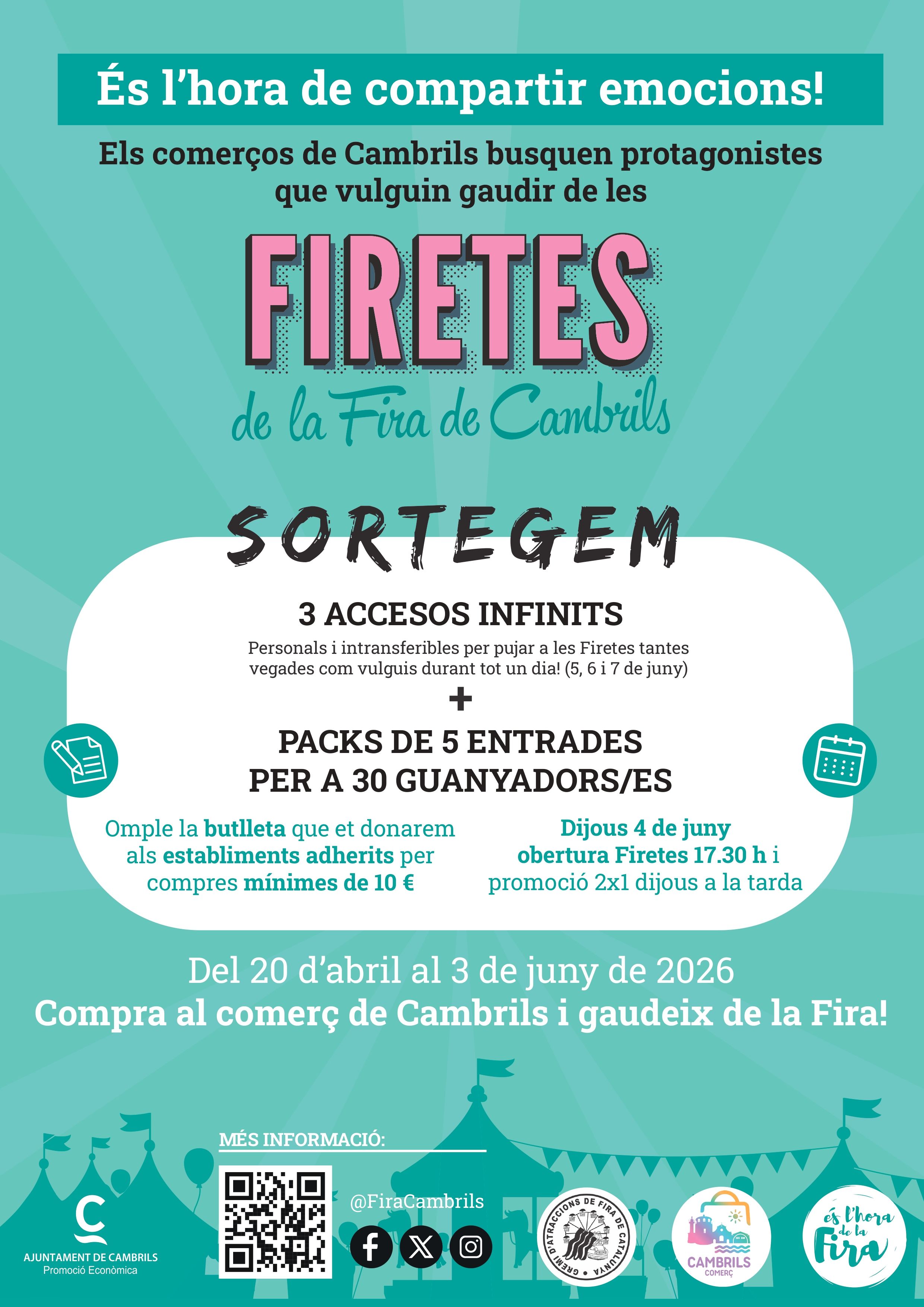 Sorteig de les Firetes de la Fira de Cambrils