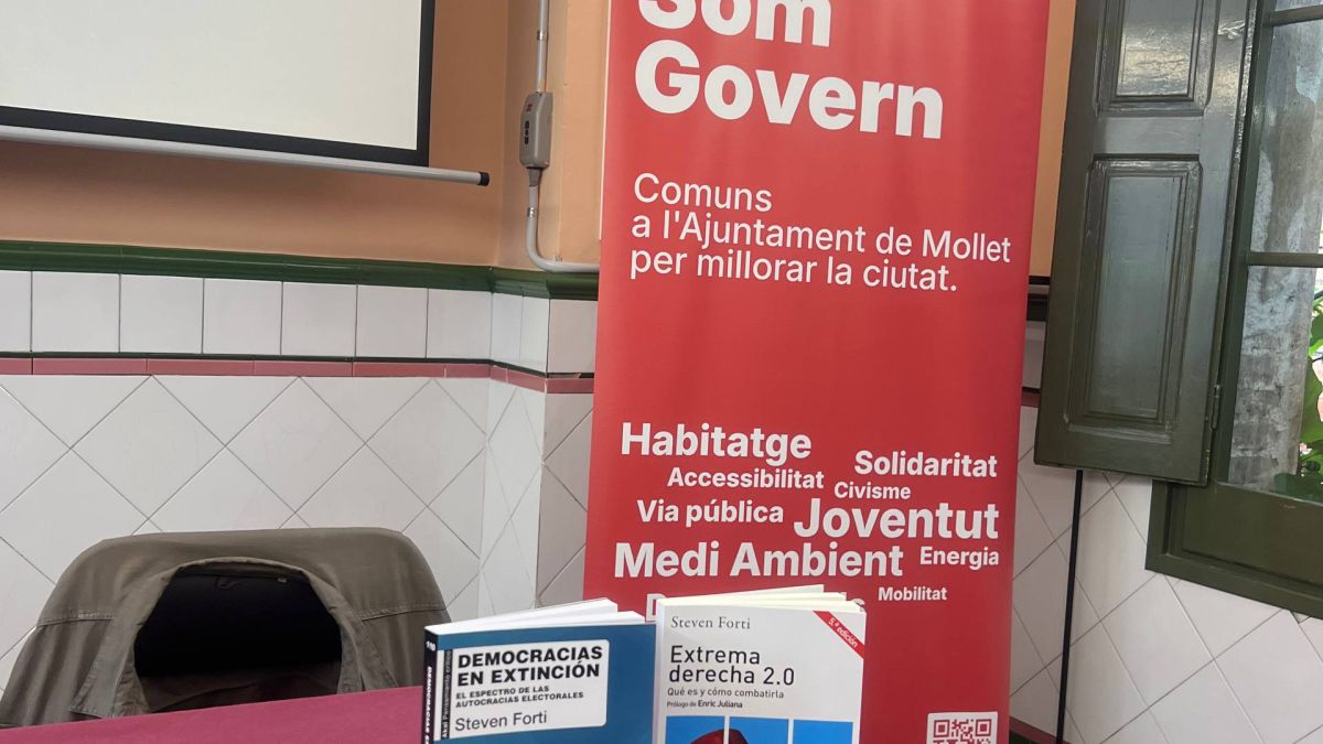 Mollet en Comú alerta de l’avenç de l’extrema dreta en un debat amb Steven Forti 2