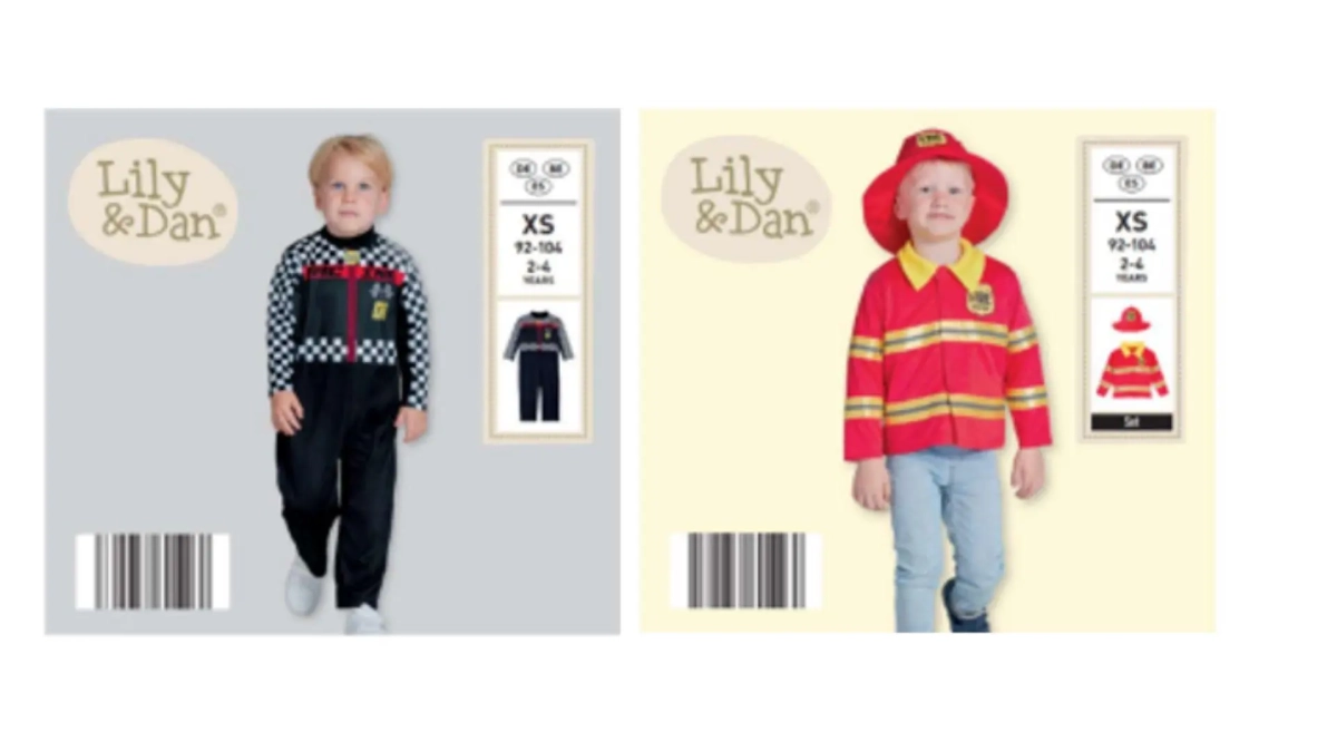 Disfresses de Florett Textil GmbH retirades d'Aldi per risc d'asfíxia