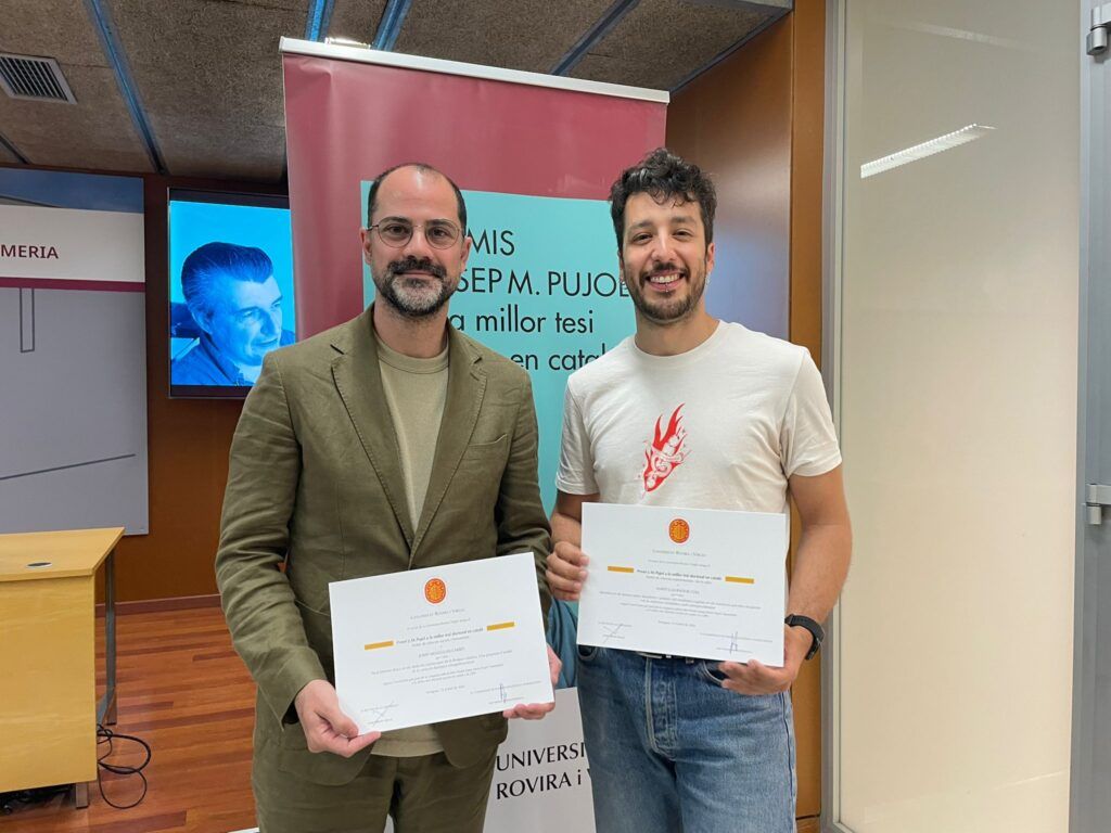 Josep Messeguer-Carbó y Martí Llaurador Coll, ganadores de la edición 2026 de los Premios Josep M. Pujol