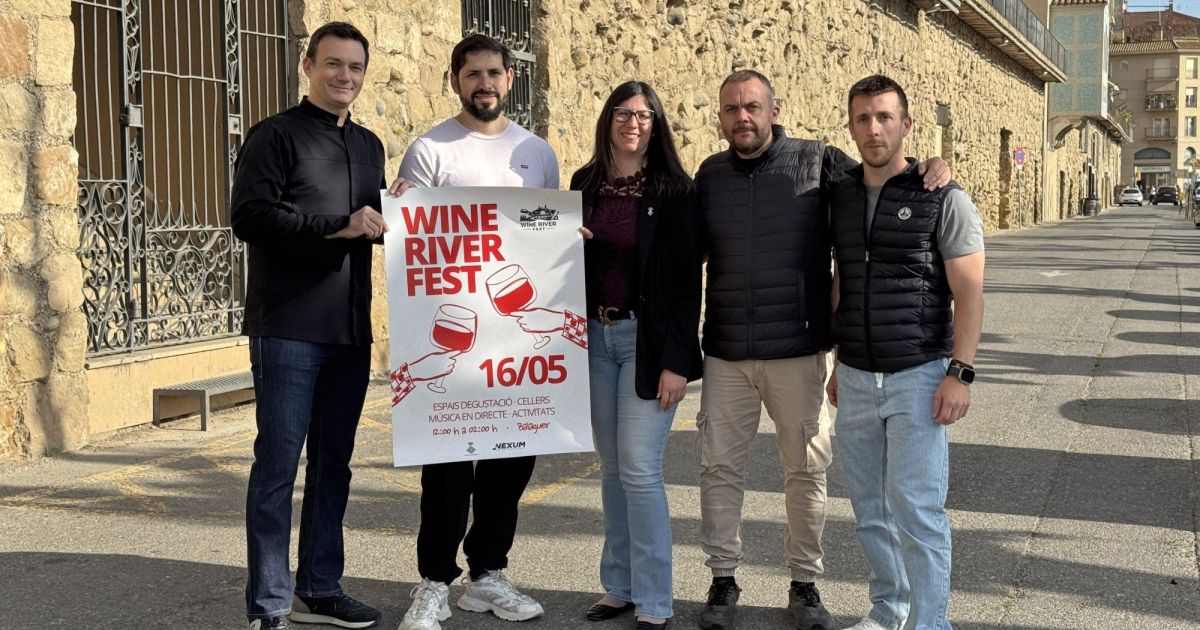 Nace el Wine River Fest, una nueva cita enogastronómica en Balaguer