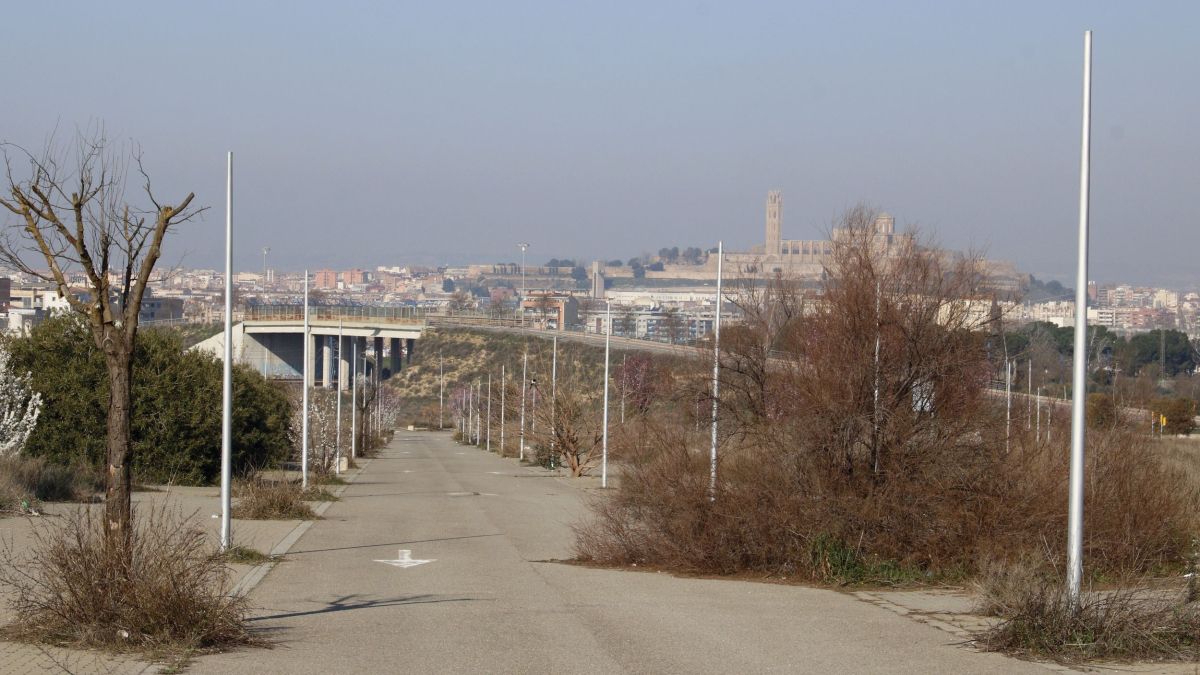La Zona de Torre Salses, entr els barris de la Bordeta i els Mangraners, on es construirà Shopping Promenade Lleida