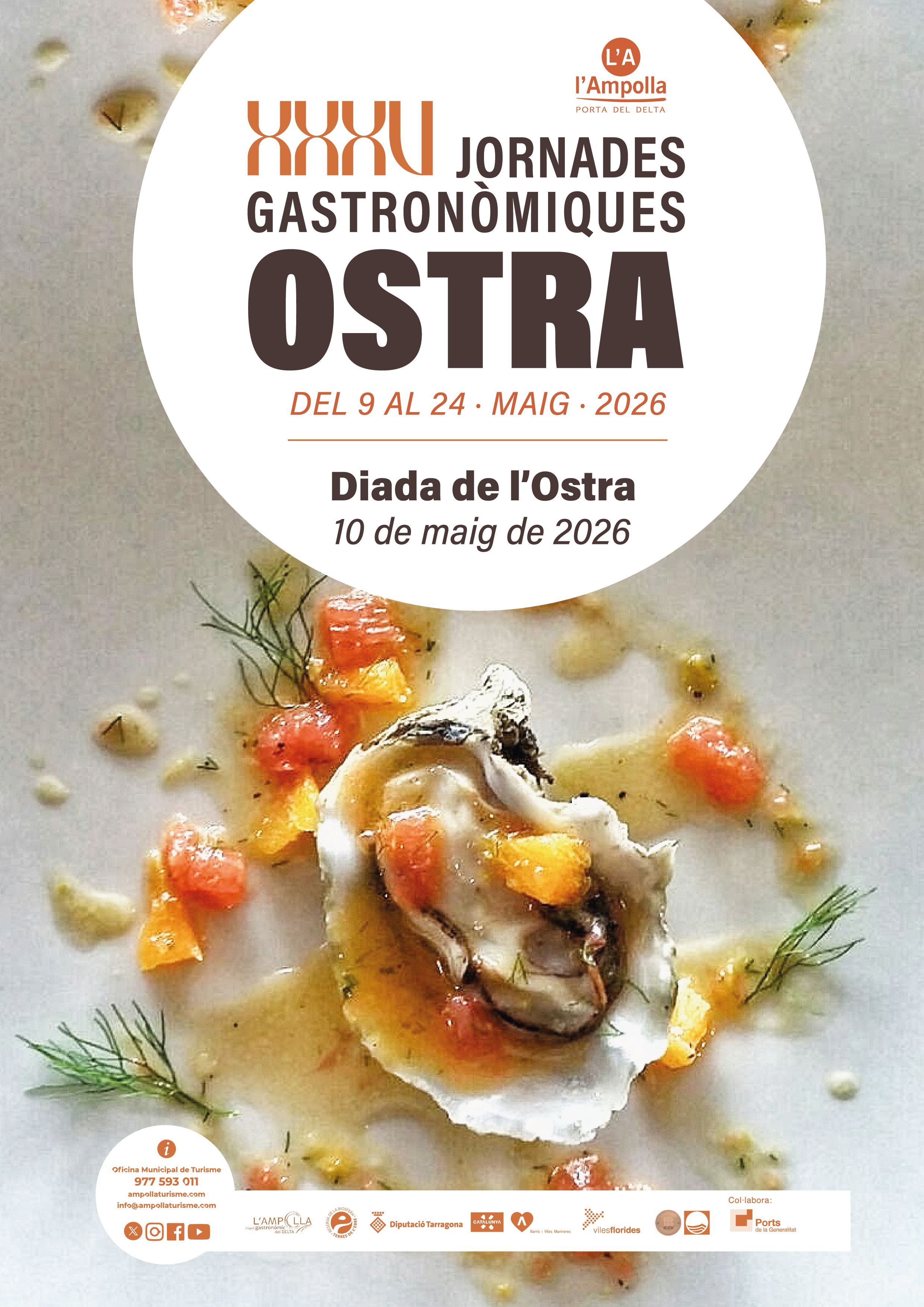 35es Jornades Gastronòmiques de l'Ostra a l'Ampolla