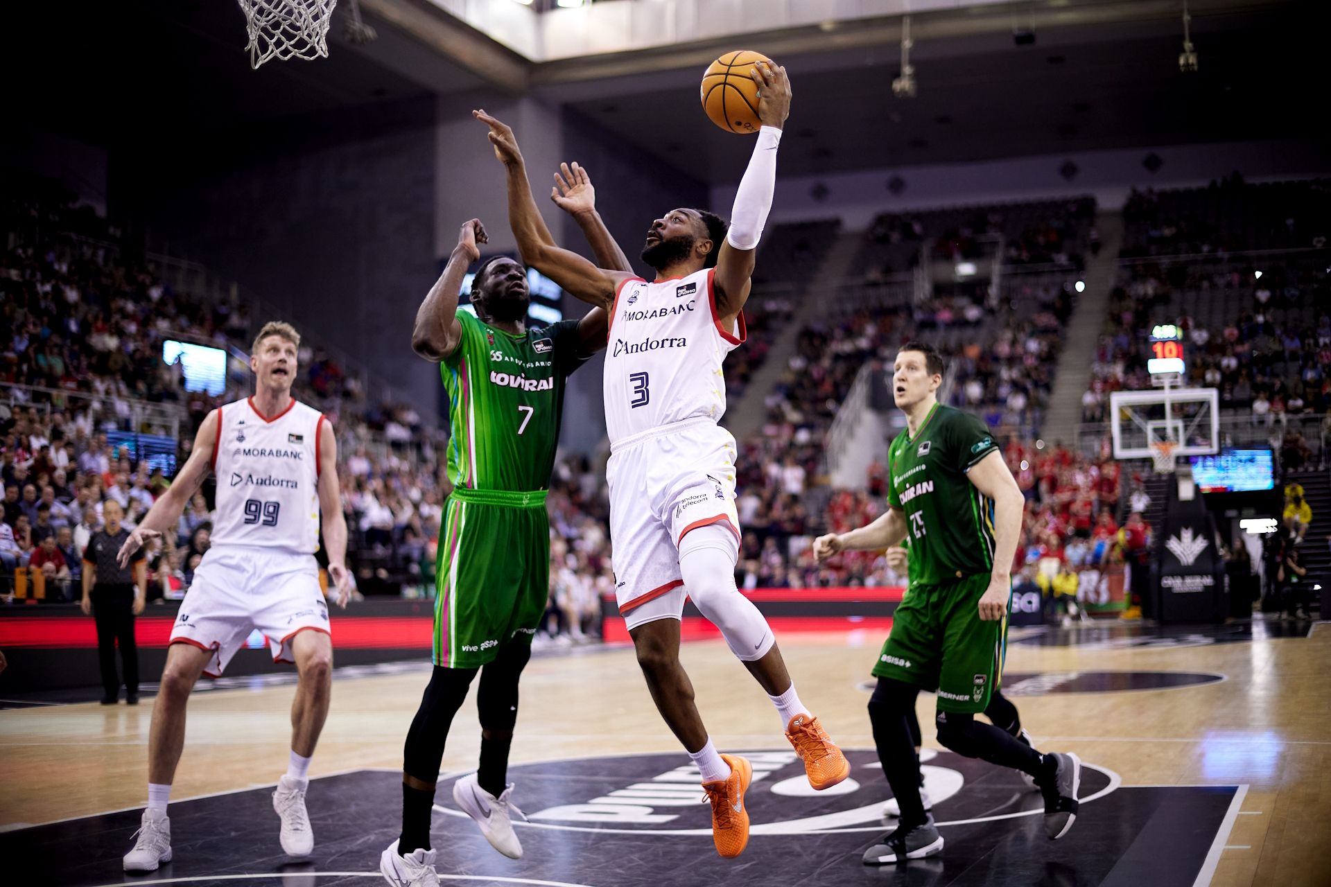 Morabanc contra Granada. Imatge: Basquet Club Andorra