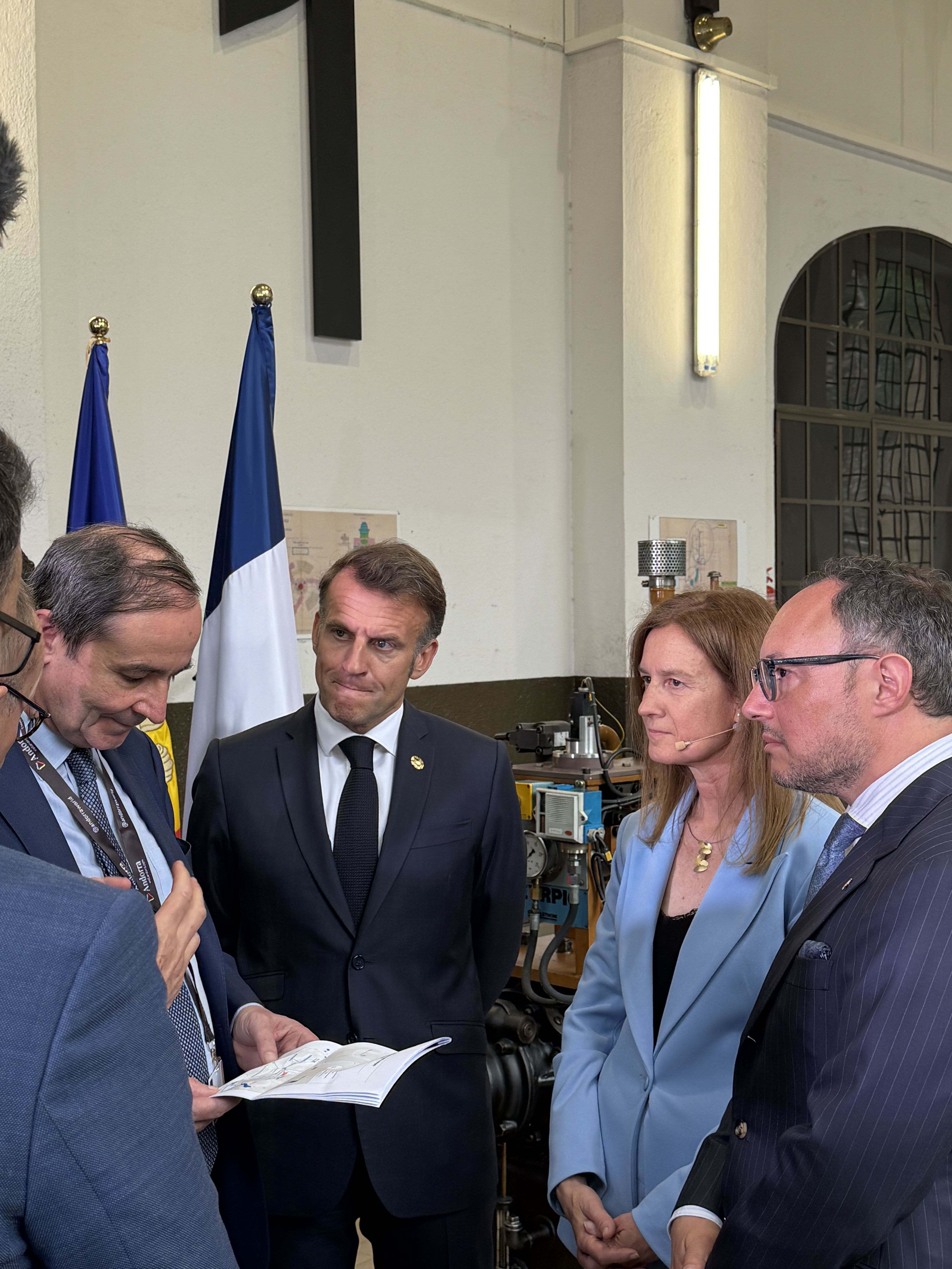 Macron avala l’ampliació hidroelèctrica de FEDA a l’Ospitalet 3