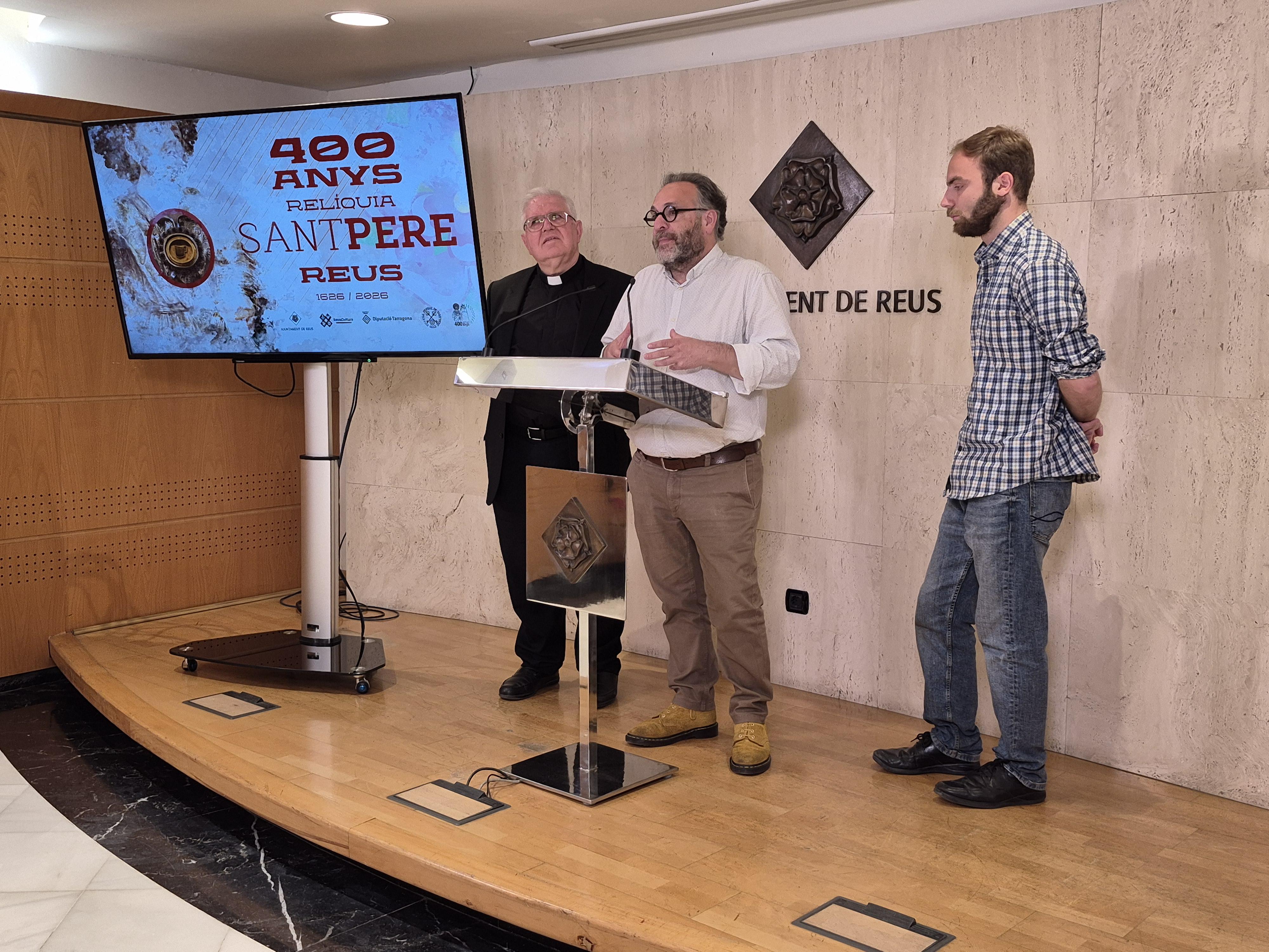 Presentació actes 400 aniversari arribada relíquia de Sant Pere a Reus