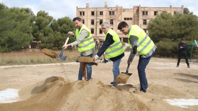 Obres del camí de ronda de la Savinosa