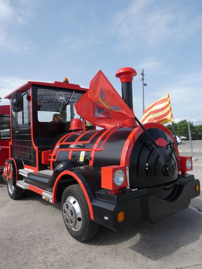 trenet turístic del Circuit Verd de les Muralles a Tortosa