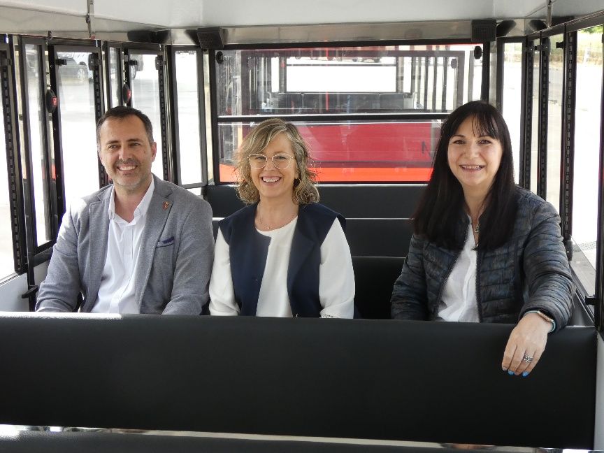 trenet turístic del Circuit Verd de les Muralles a Tortosa