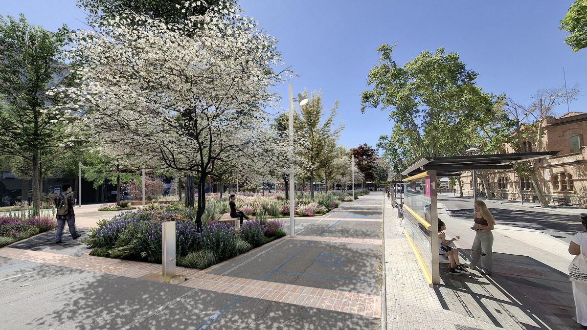 Projecte de reurbanització de la zona verda davant la Biblioteca Xavier Amorós de Reus GYS ARQUITECTURA 2