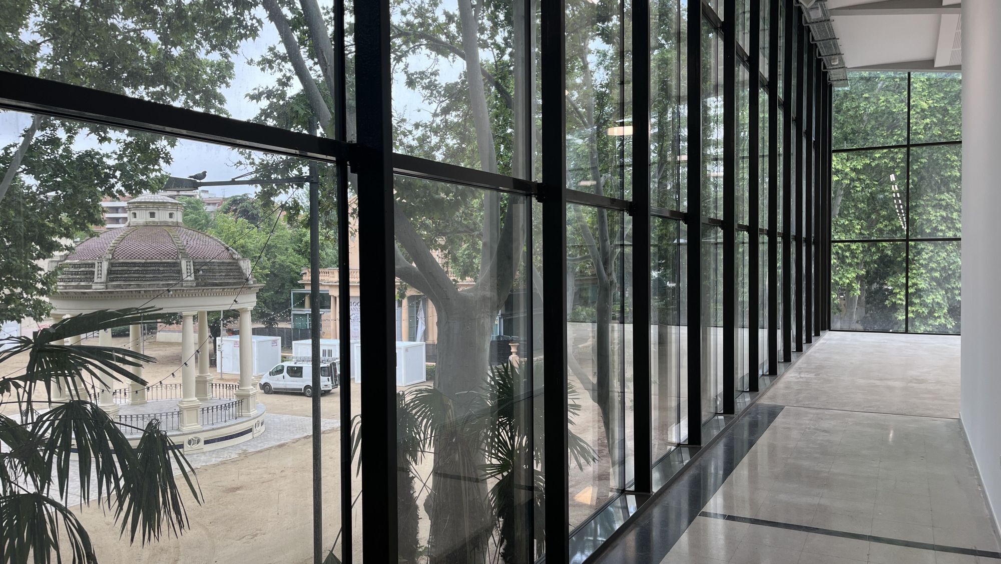 Un dels espais del nou Palau de Vidre de Lleida