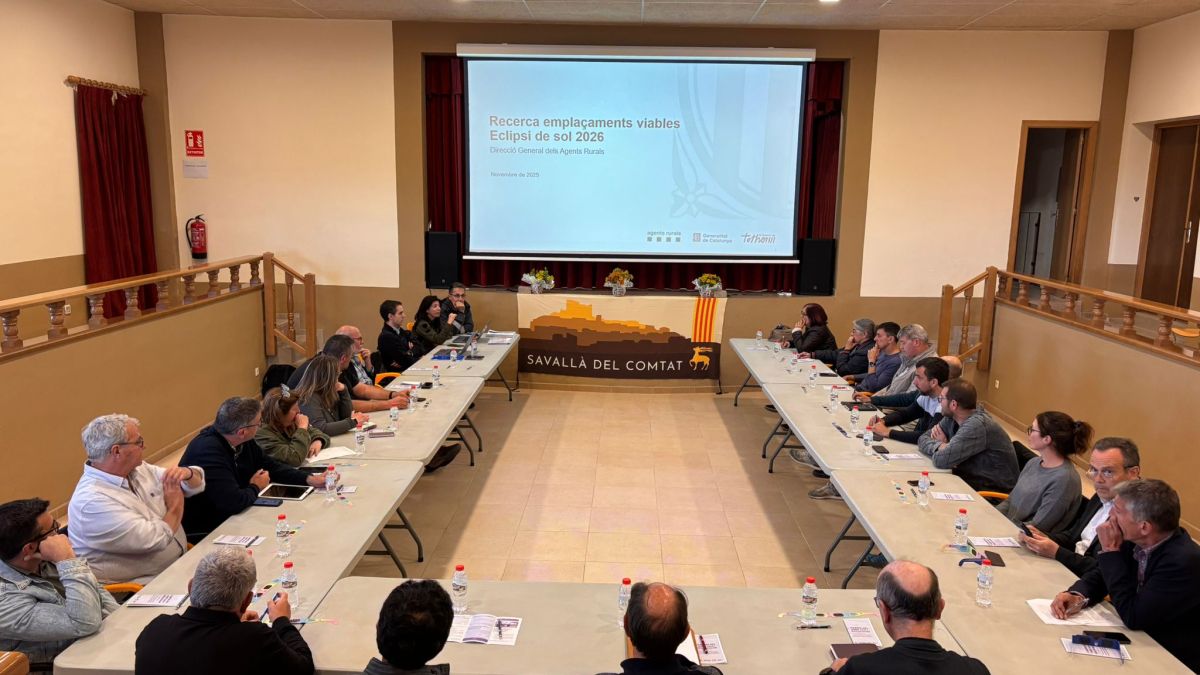 La Conca de Barberà prepara l’eclipsi del 2026 en el Consell d’Alcaldes 1