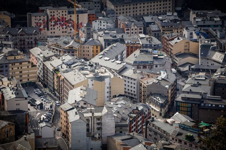 Vista aèria d'Escaldes-Engordany | FOTO: SFG