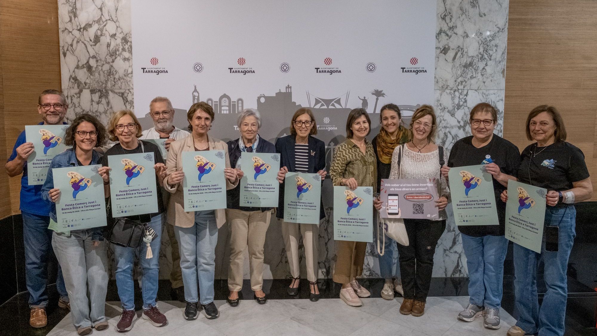 Presentació de la 25a edició de la Festa del Comerç Just i la Banca Ètica de Tarragona 1
