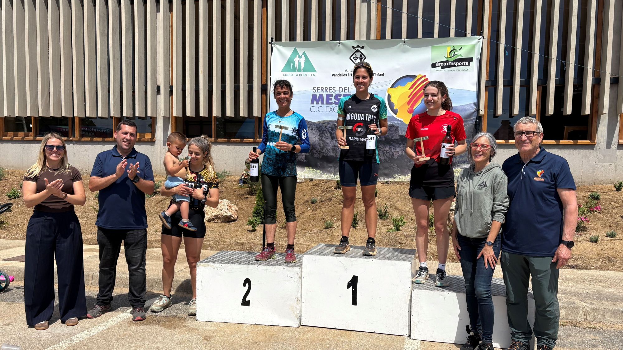Podi femení de la cursa clàssica de la 15a Cursa de la Portella de l'Hospitalet de l'Infant. Jordi Vernet